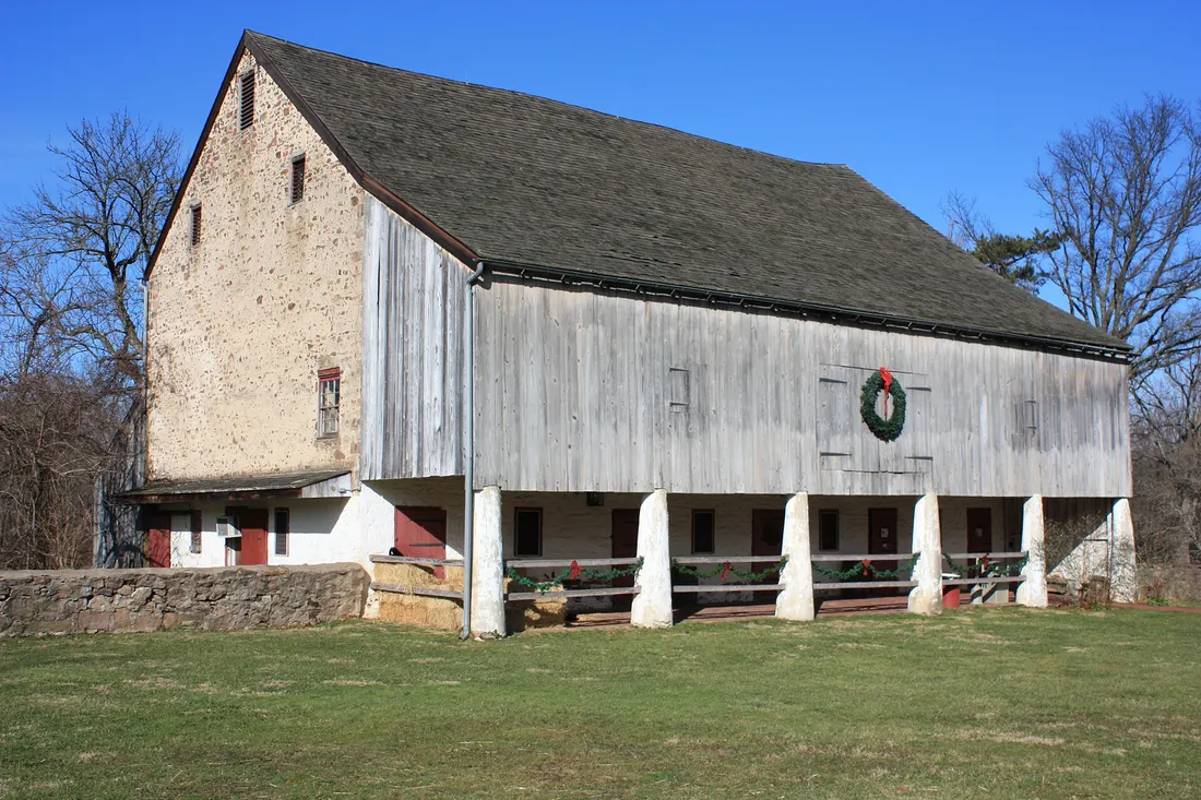 Barn at Graeme Park, Horsham Township, Montgomery County, Pennsylvania
