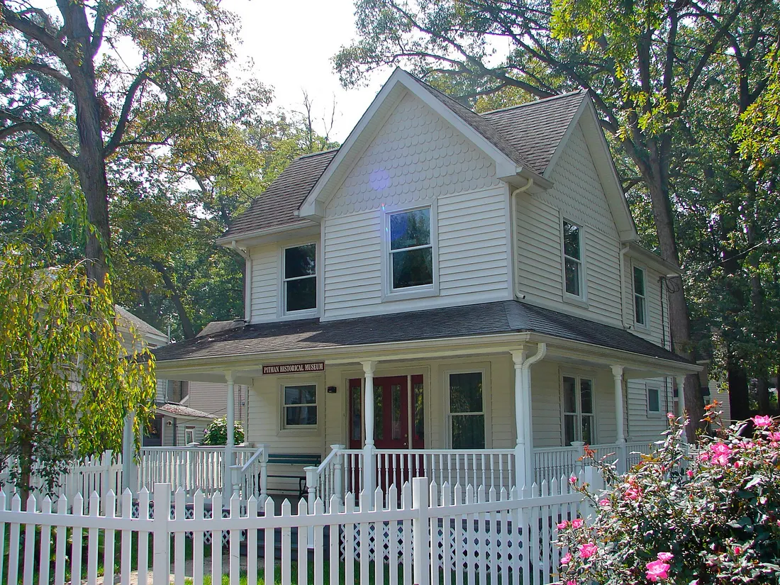 Pitman Grove on the NRHP since August 19, 1977. The Historic District is bounded by Holly, East, Laurel, and West Aves. (both sides). Adjacent to the church or meeting hall is this museum. In Pitman, New Jersey.