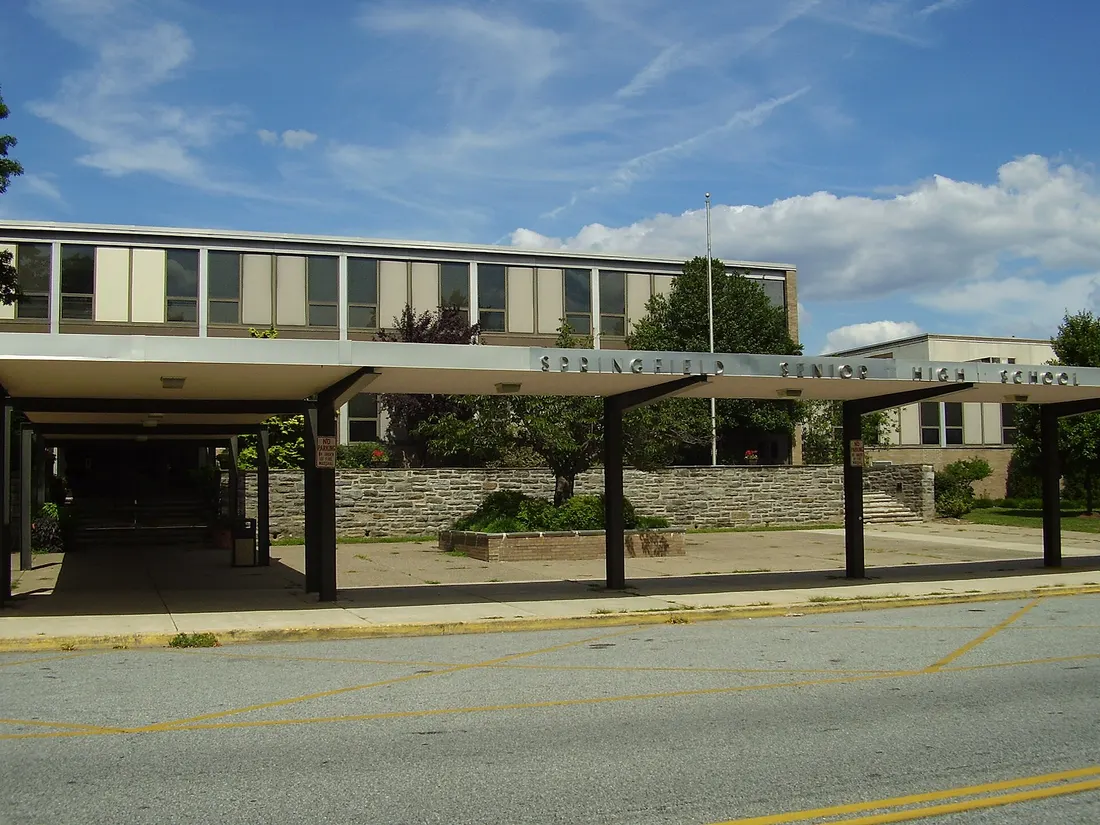Springfield High School of Springfield School District, Springfield Township, Delaware County, Pennsylvania