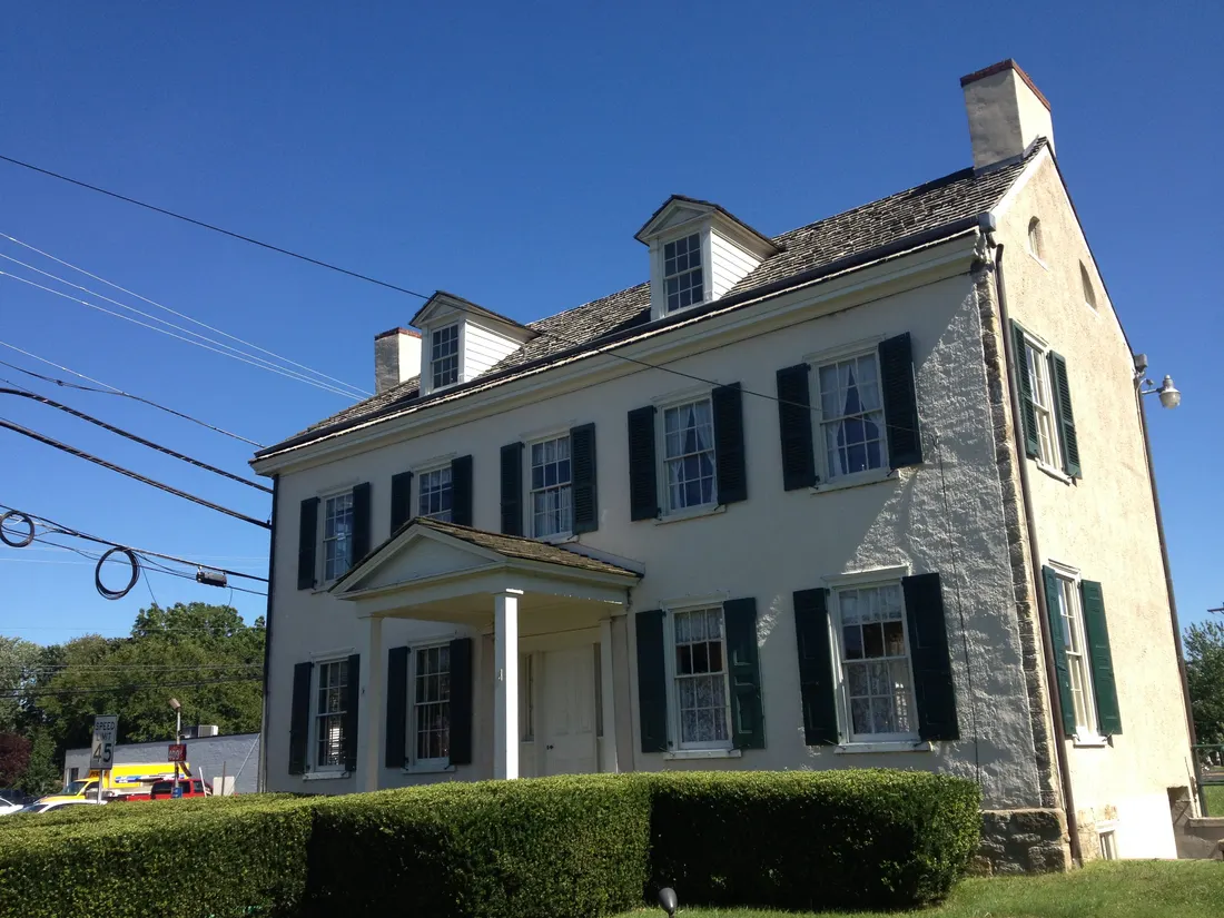 A view of Craven Hall in Warminster Township, Pennsylvania
