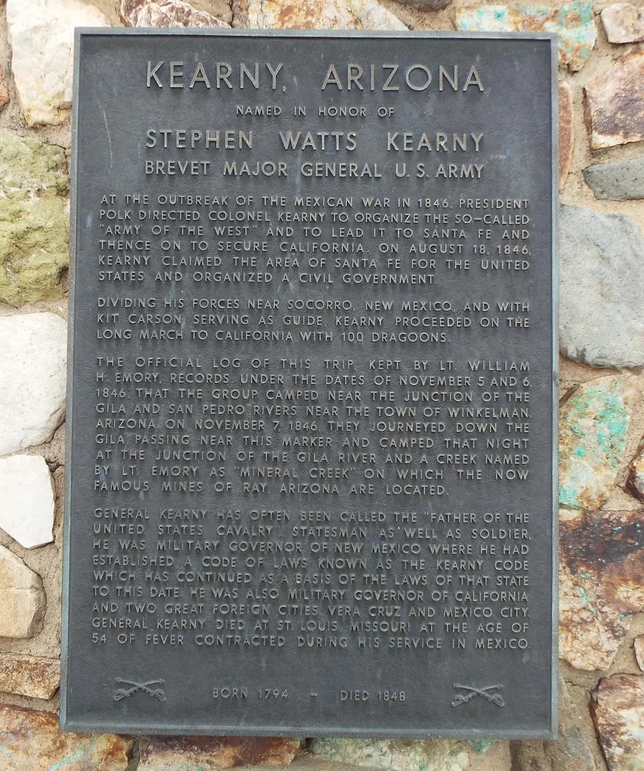 The Rail and Copper Park in Kearny, Arizona.