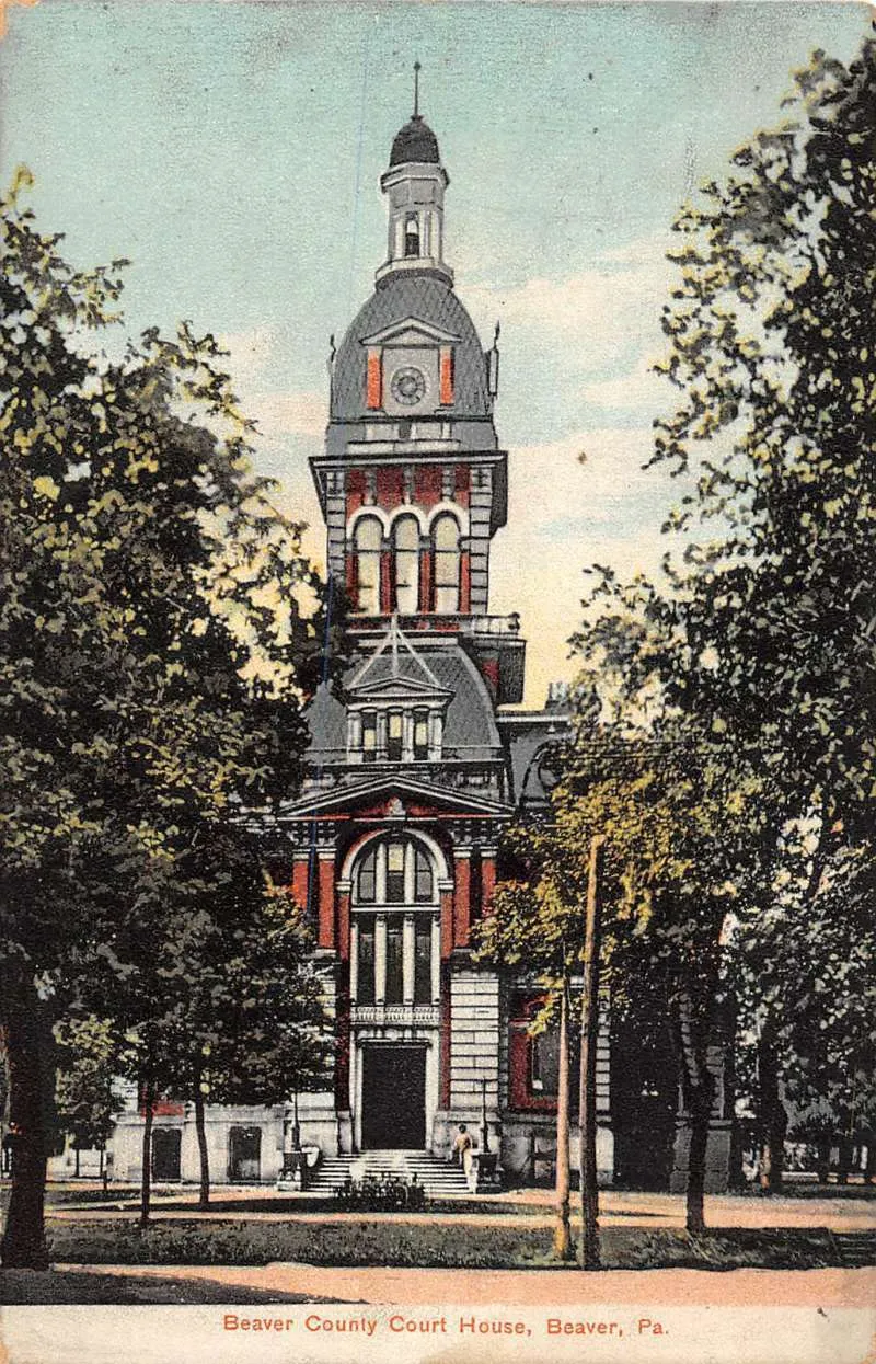 1910 Beaver County Pennsylvania Courthouse
