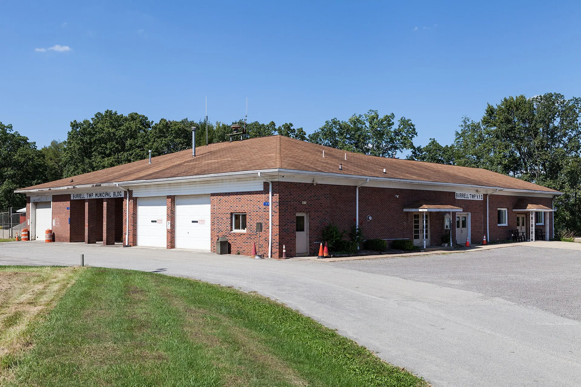 Burrell Township Volunteer Fire Department and Municipal Building in Burrell Township , Armstrong County, Pennsylvania