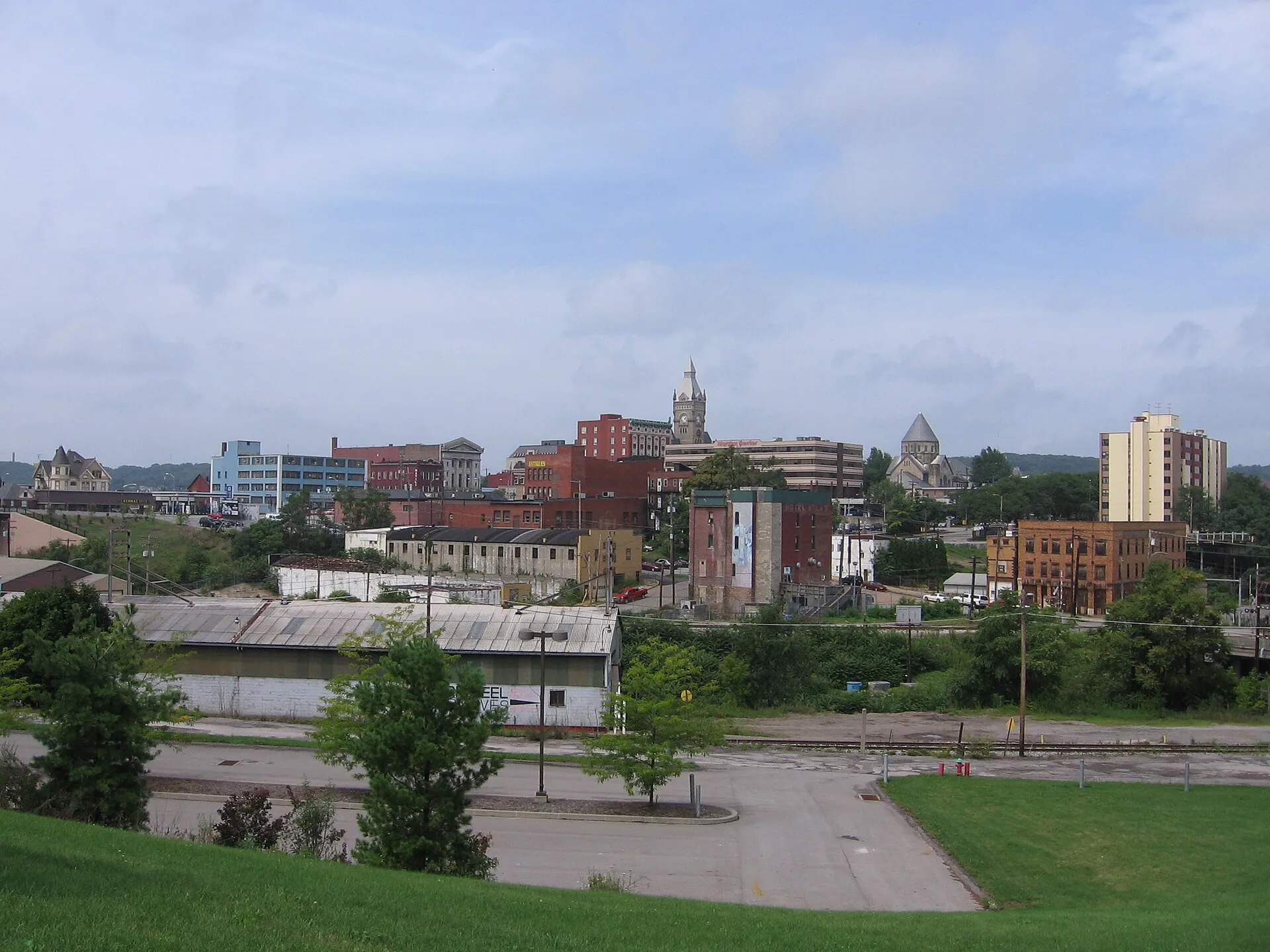 The Butler skyline seen from the southside of the city.