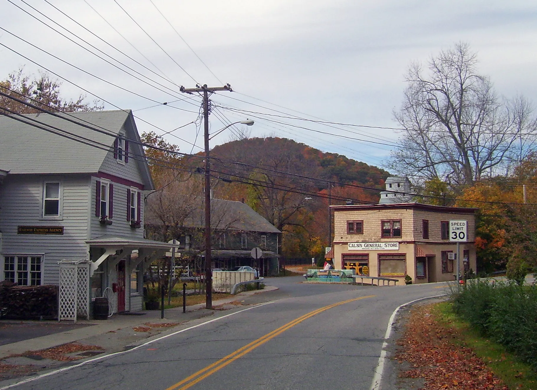 Downtown (such as it is) Wassaic, NY, USA