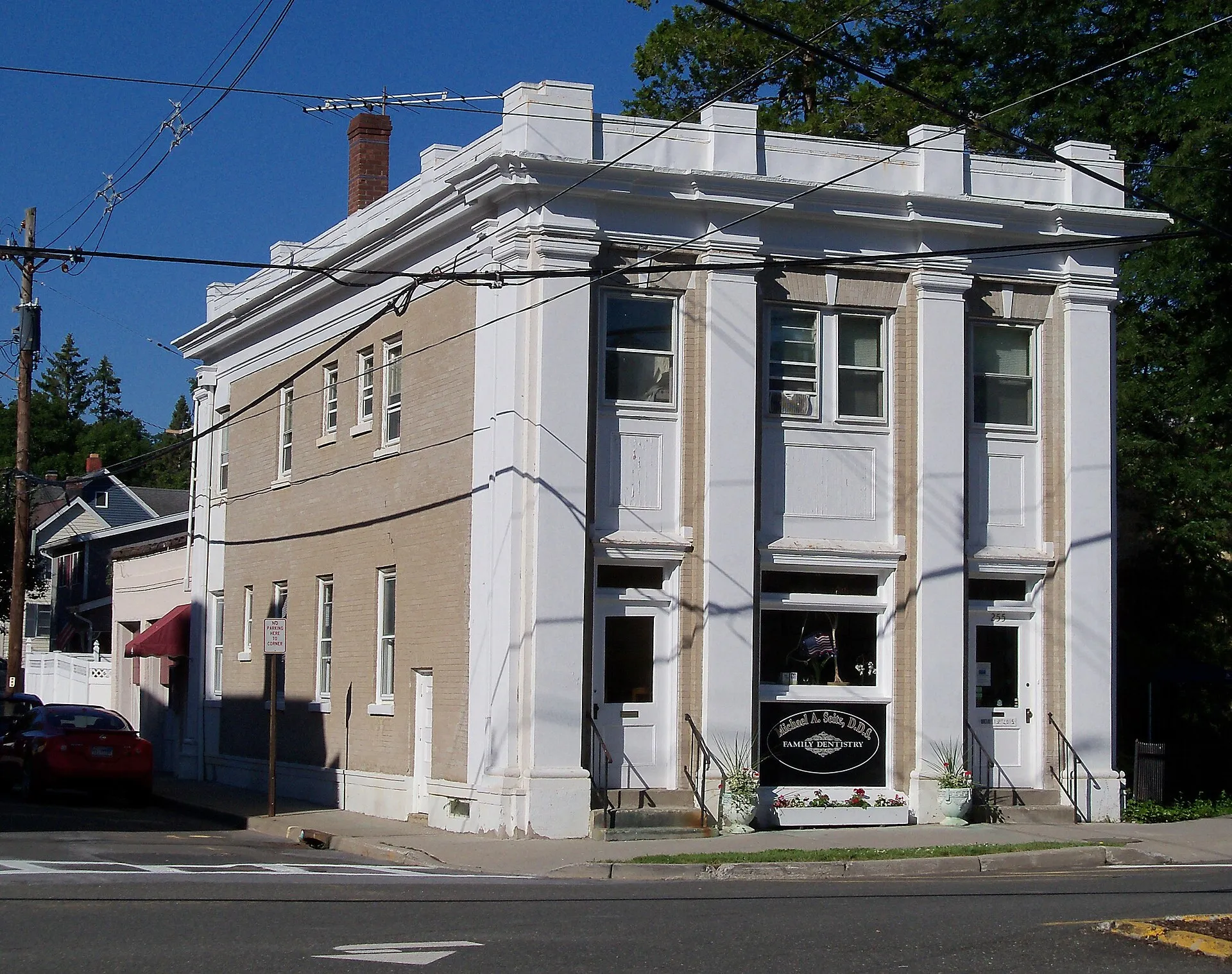 Building in Cornwall-on-Hudson, New York, USA