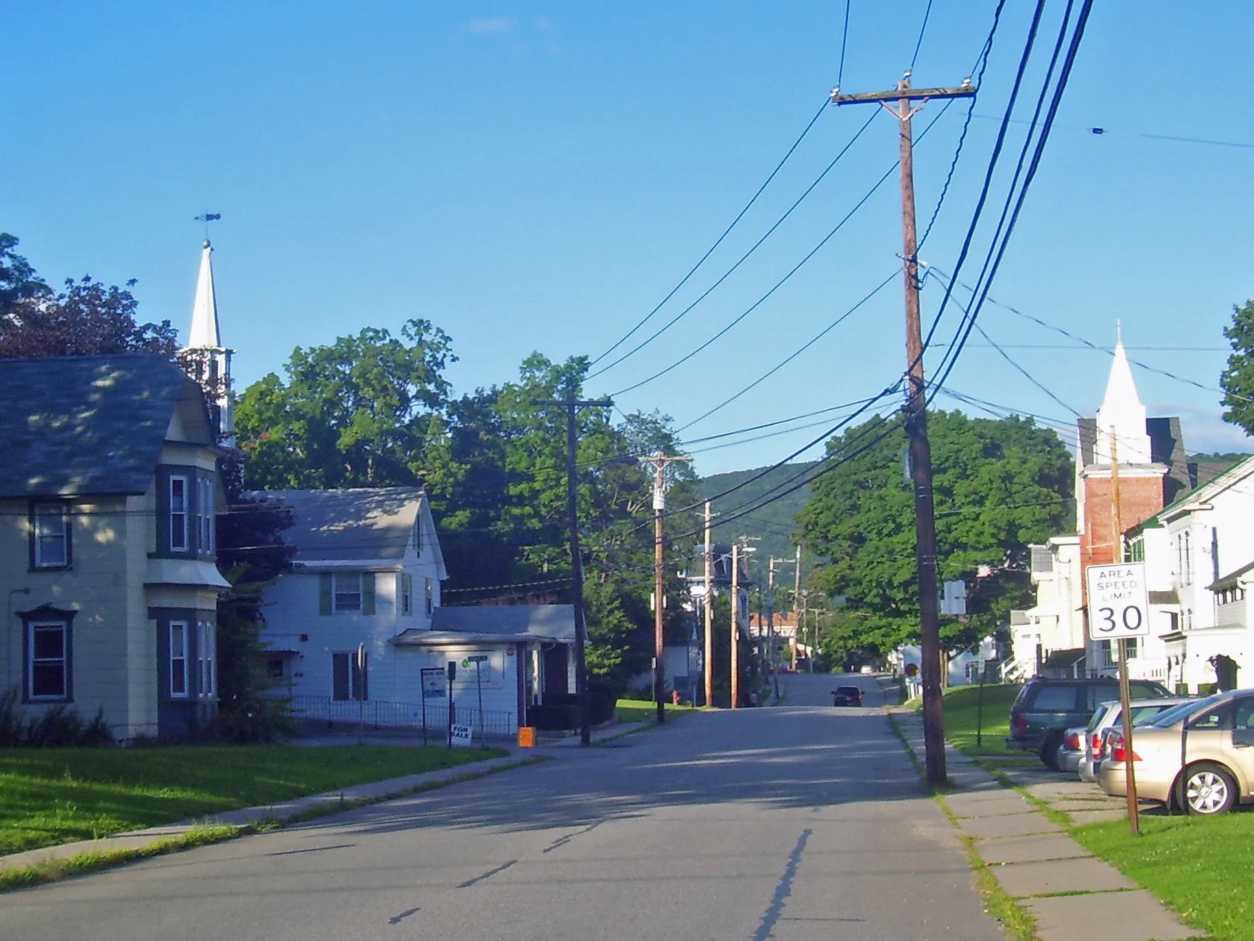Dover Plains, NY, USA, seen from NY 22 looking east