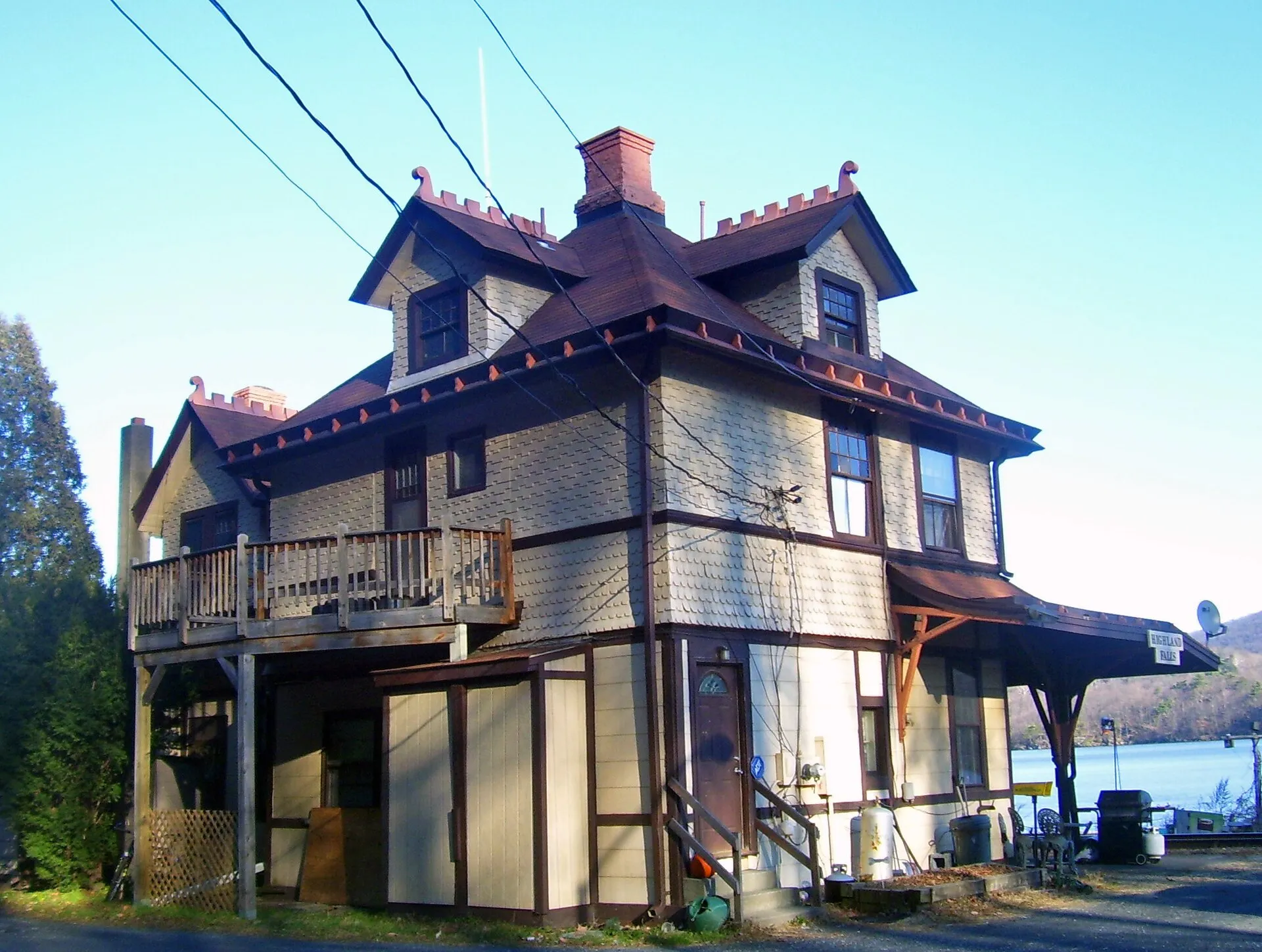 Former Highland Falls , NY, USA, Railroad Depot