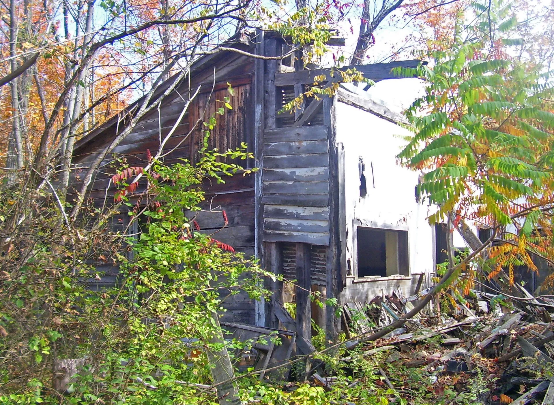 Ruins of Beekman Friends Meeting House, LaGrangeville, NY, USA