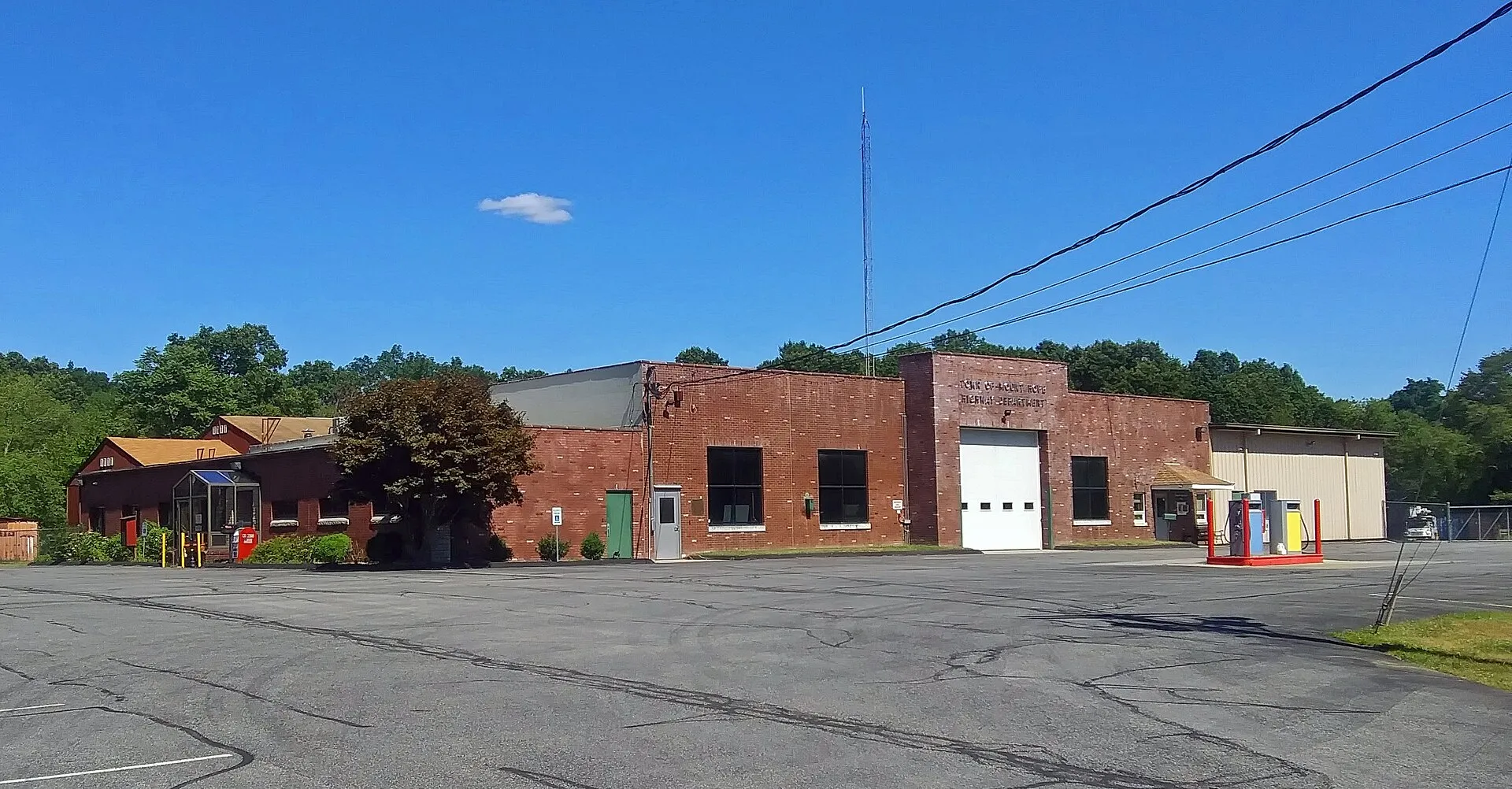 Mount Hope, NY , town hall (Municipal government office entrance is on building's left)