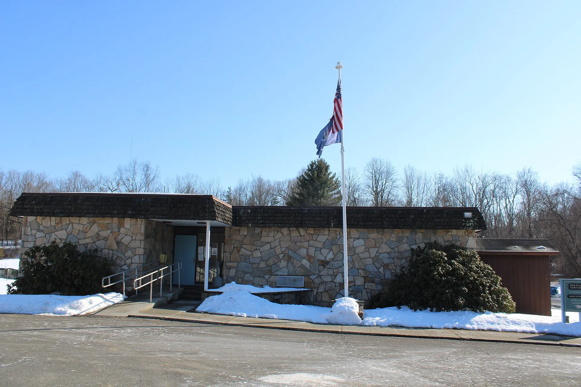 Town hall of Pine Plains, Dutchess County, New York