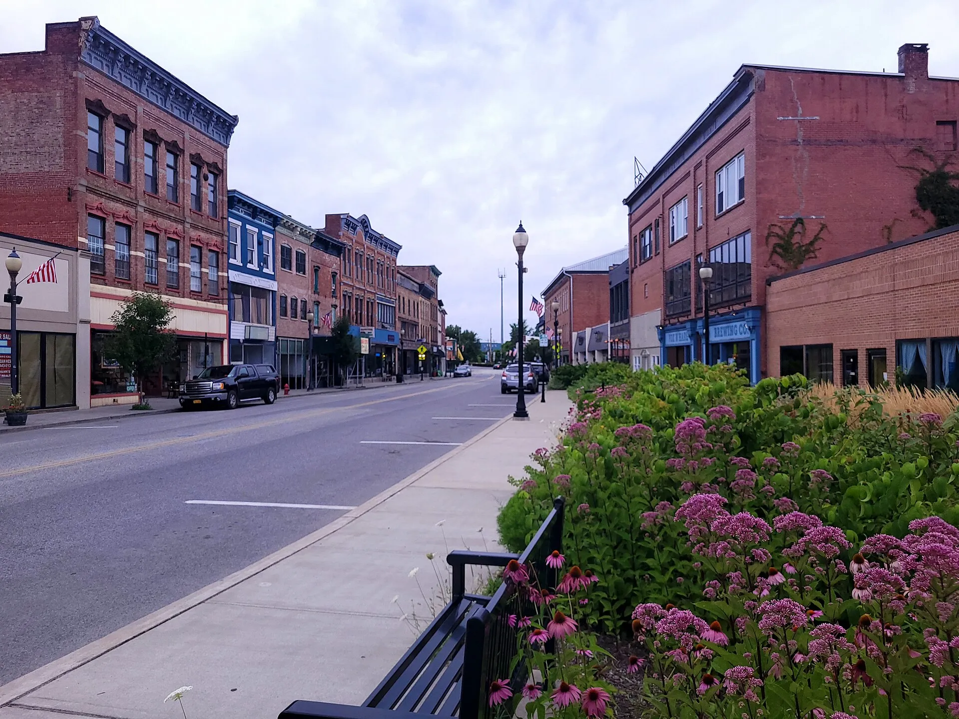 A view of Downtown Port Jervis, On Front St