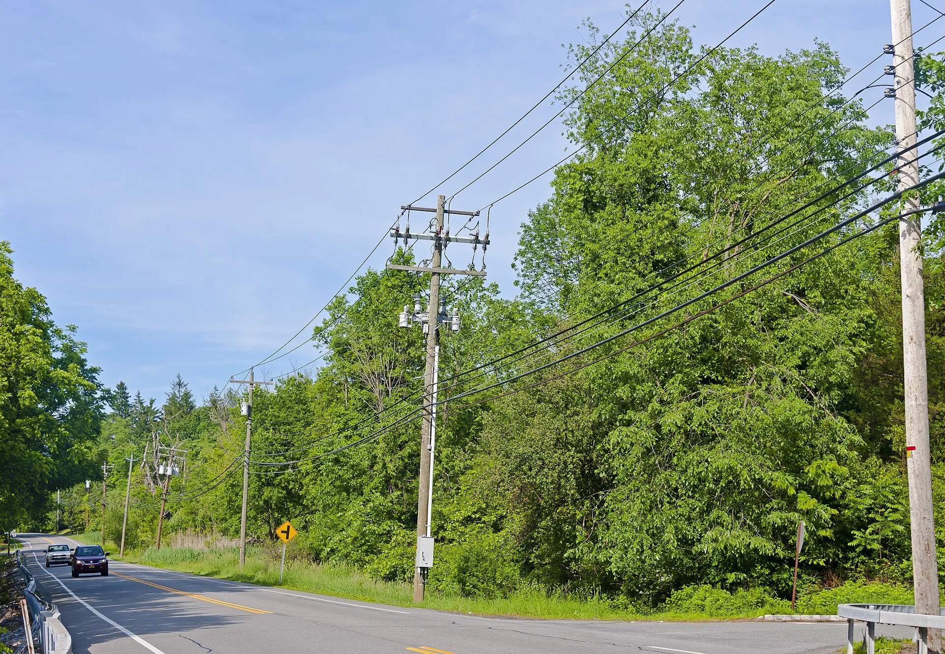 Intersection of NY 208 and Captain Carpenter Road, South Blooming Grove, New York