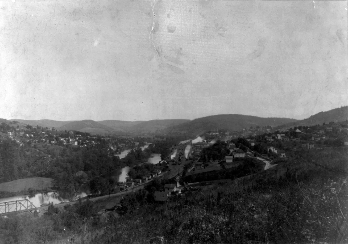 Bird's-eye view of Tuxedo, New York