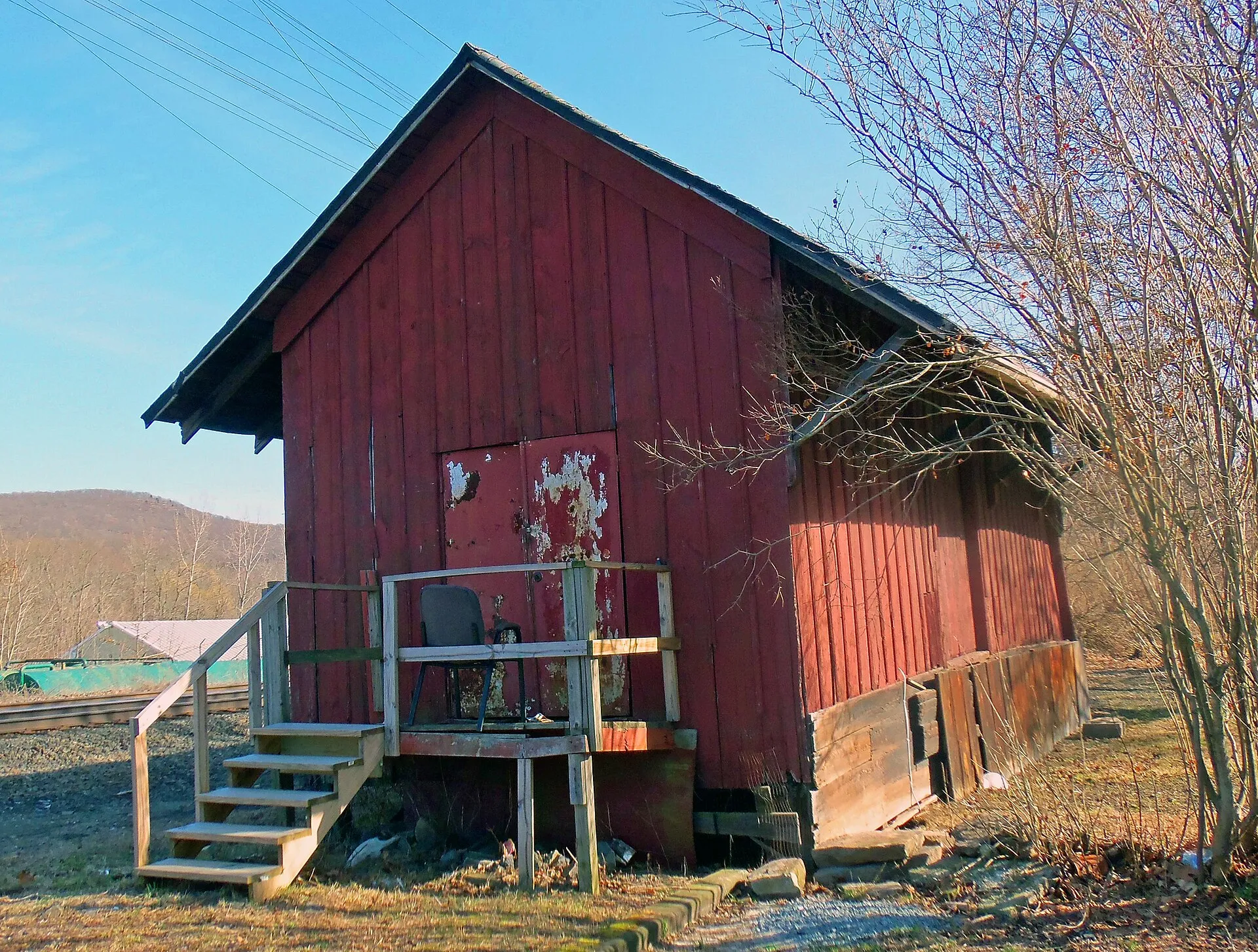 Old Erie Railroad station in Central Valley , NY, USA