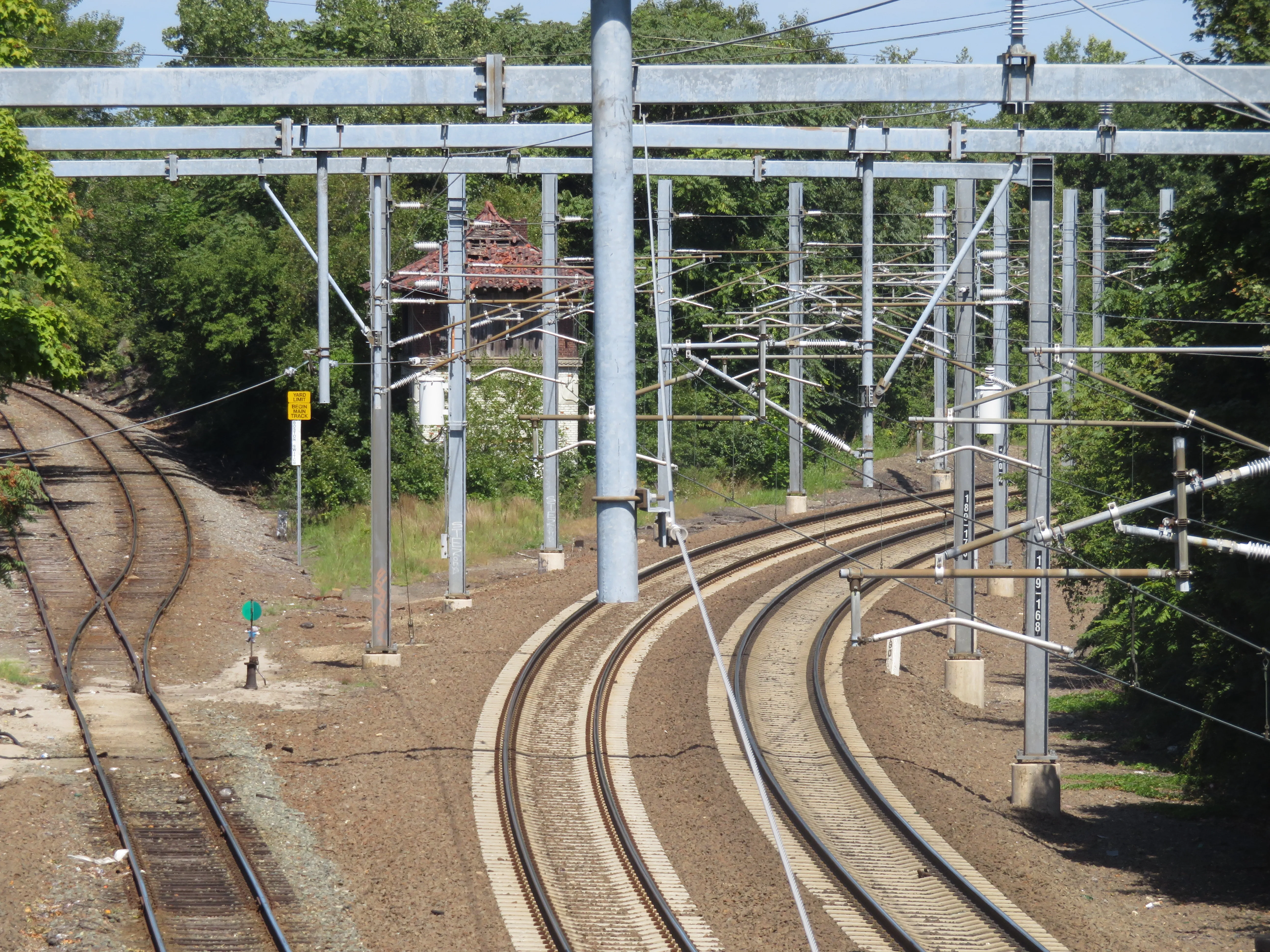 Boston Switch - the junction between the Providence & Worcester and the Boston & Providence (Northeast Corridor) lines, September 2018.