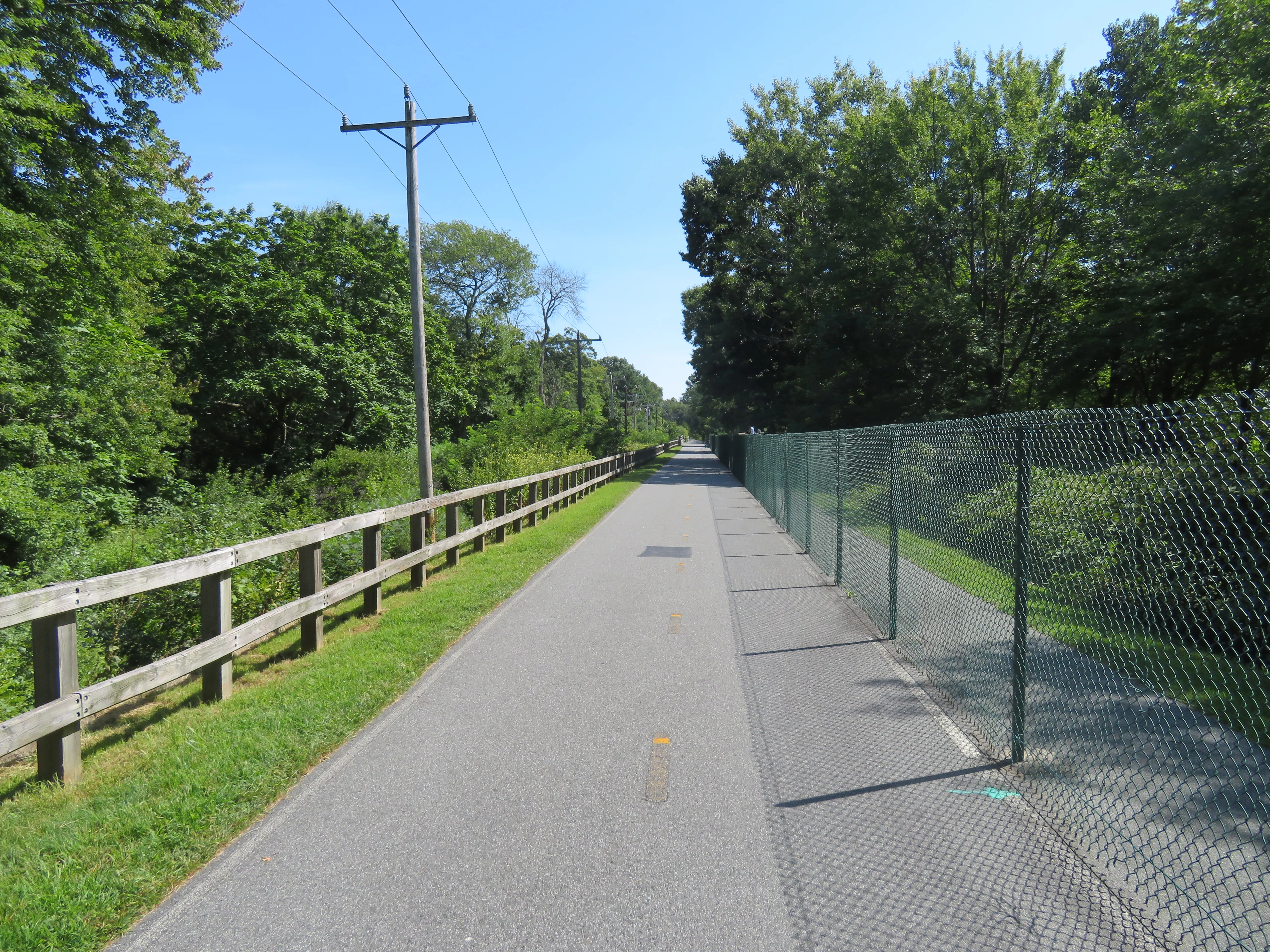 The Woonasquatucket River Greenway, Johnston, September 2018.