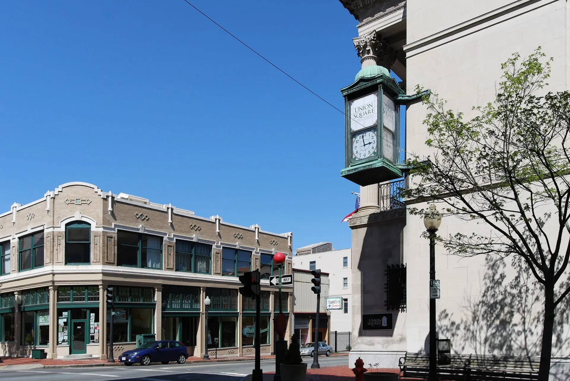 Union Square, Downtown New Bedford, Massachusetts.