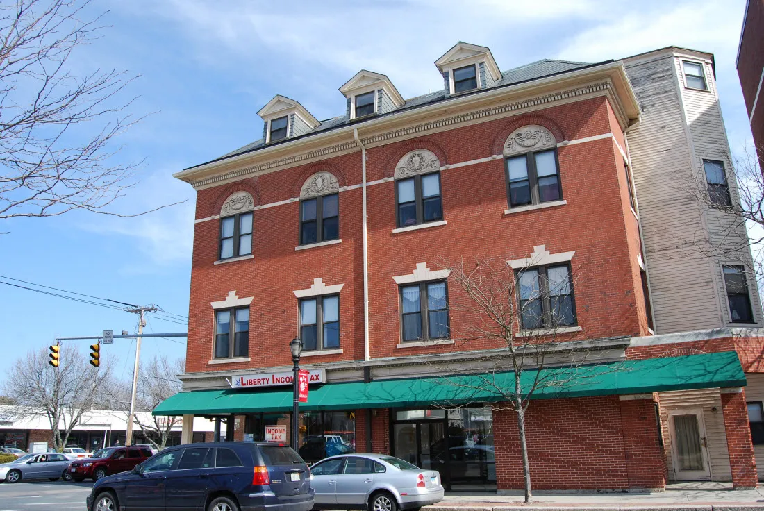 North Attleborough Town Center, South Washington Street, North Attleborough, Massachusetts.