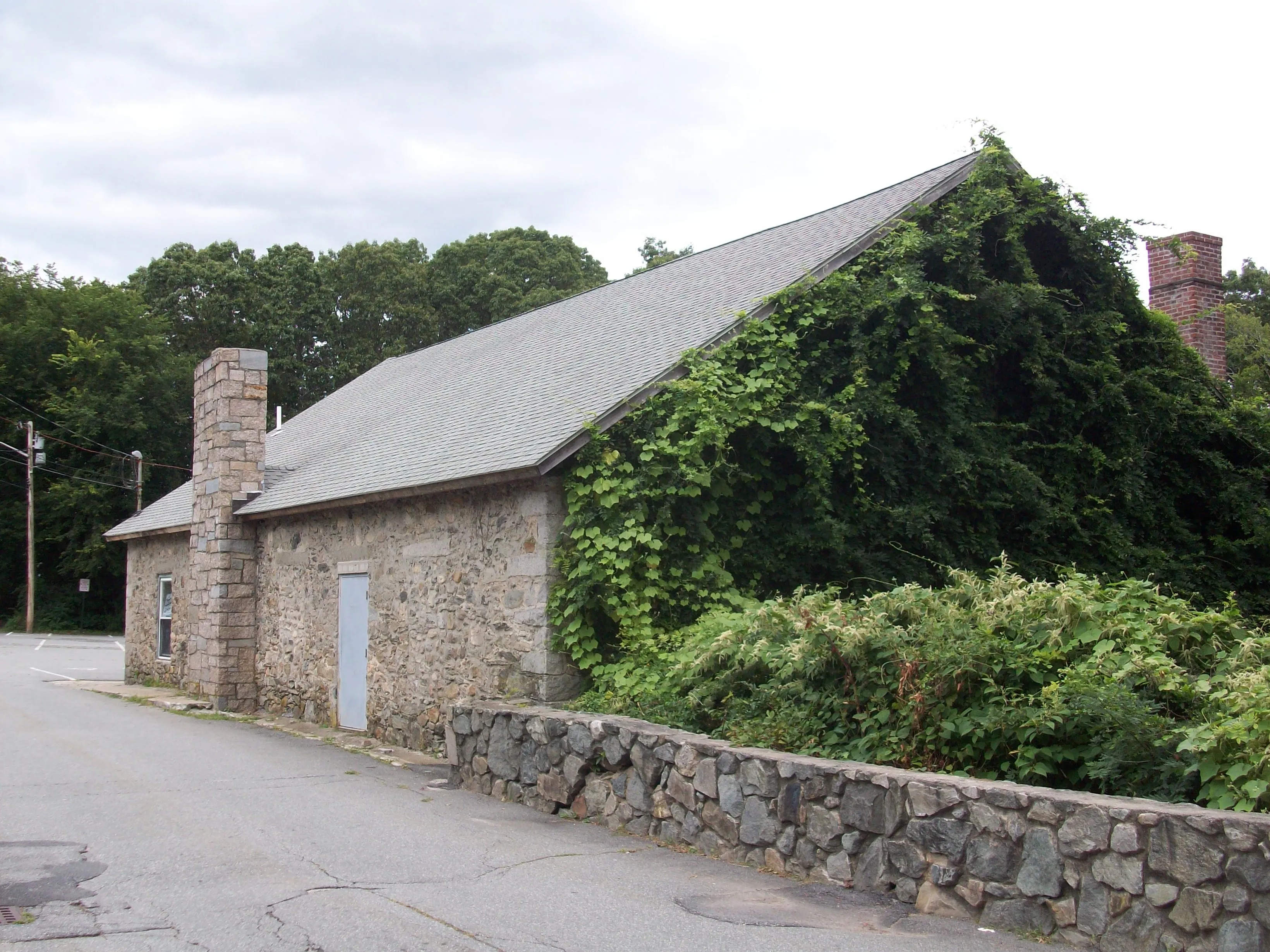 Otis Angell Gristmill, southwest side, North Providence.