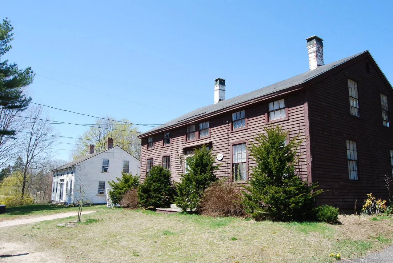 Historic Shannock, Rhode Island mill village.