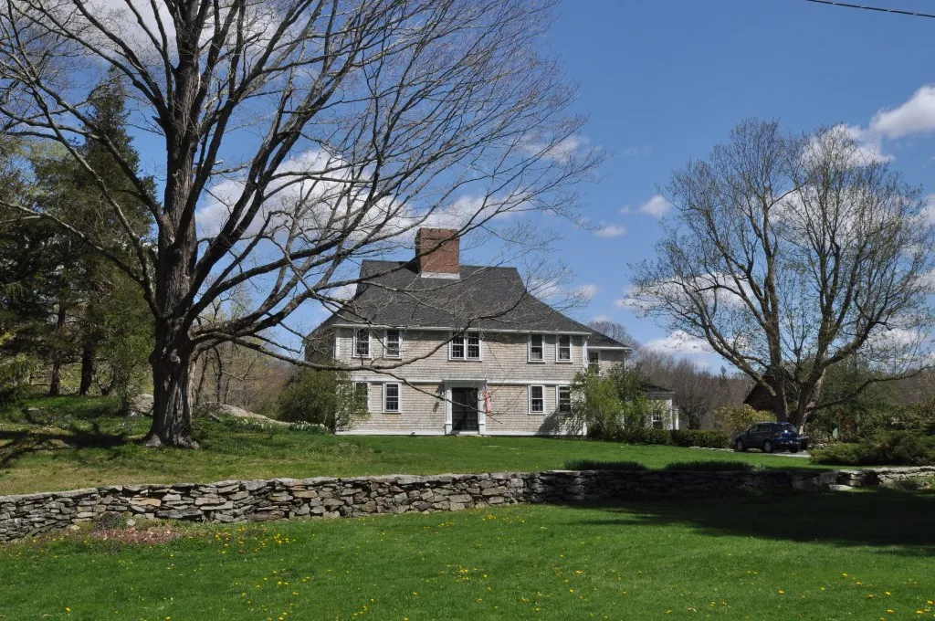 The Carpenter Homestead on Walnut Street in Seekonk, Massachusetts. This is an image of a place or building that is listed on the National Register of Historic Places….