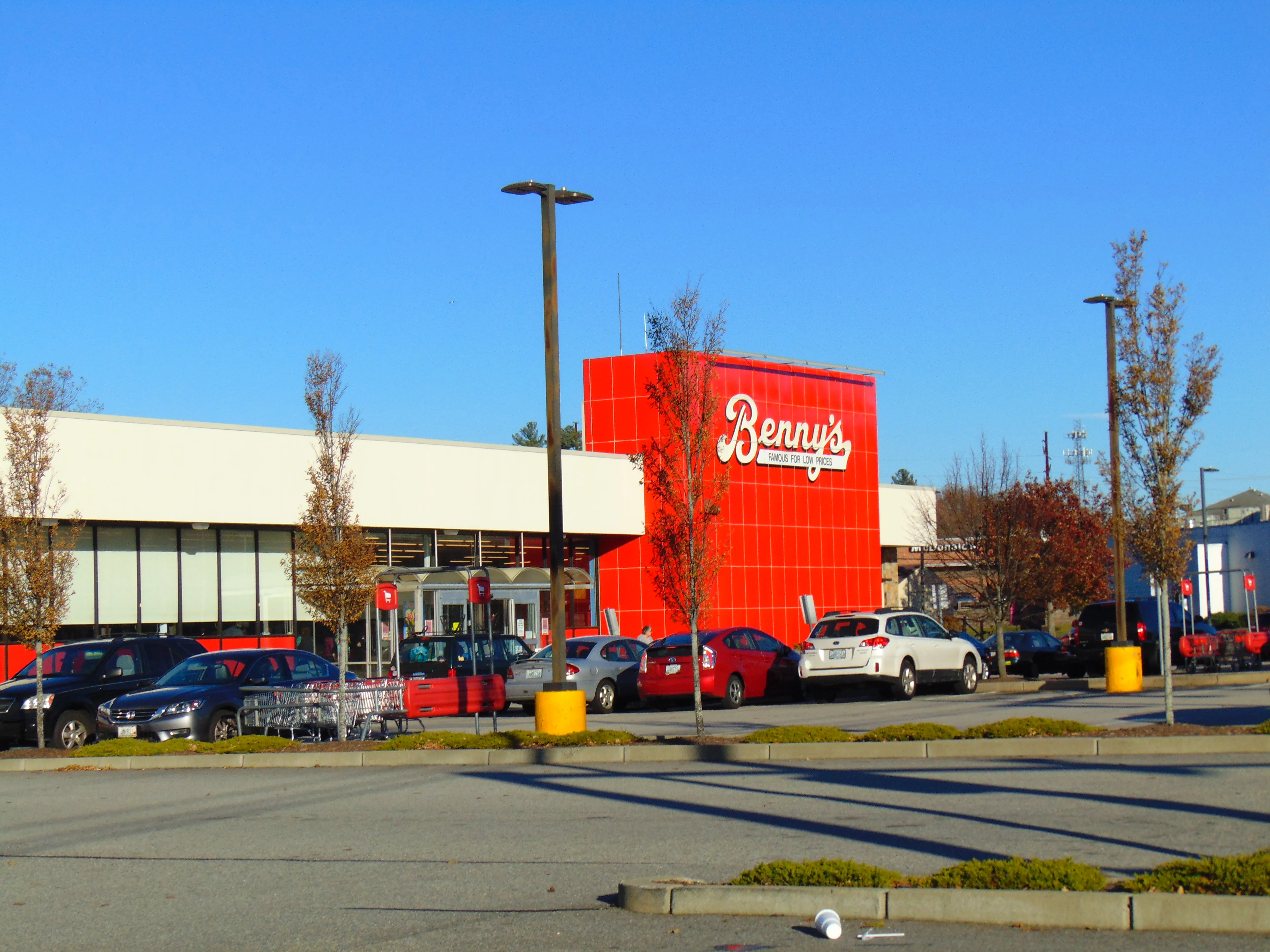 Benny's in Greenville (Smithfield), Rhode Island, before closing.
