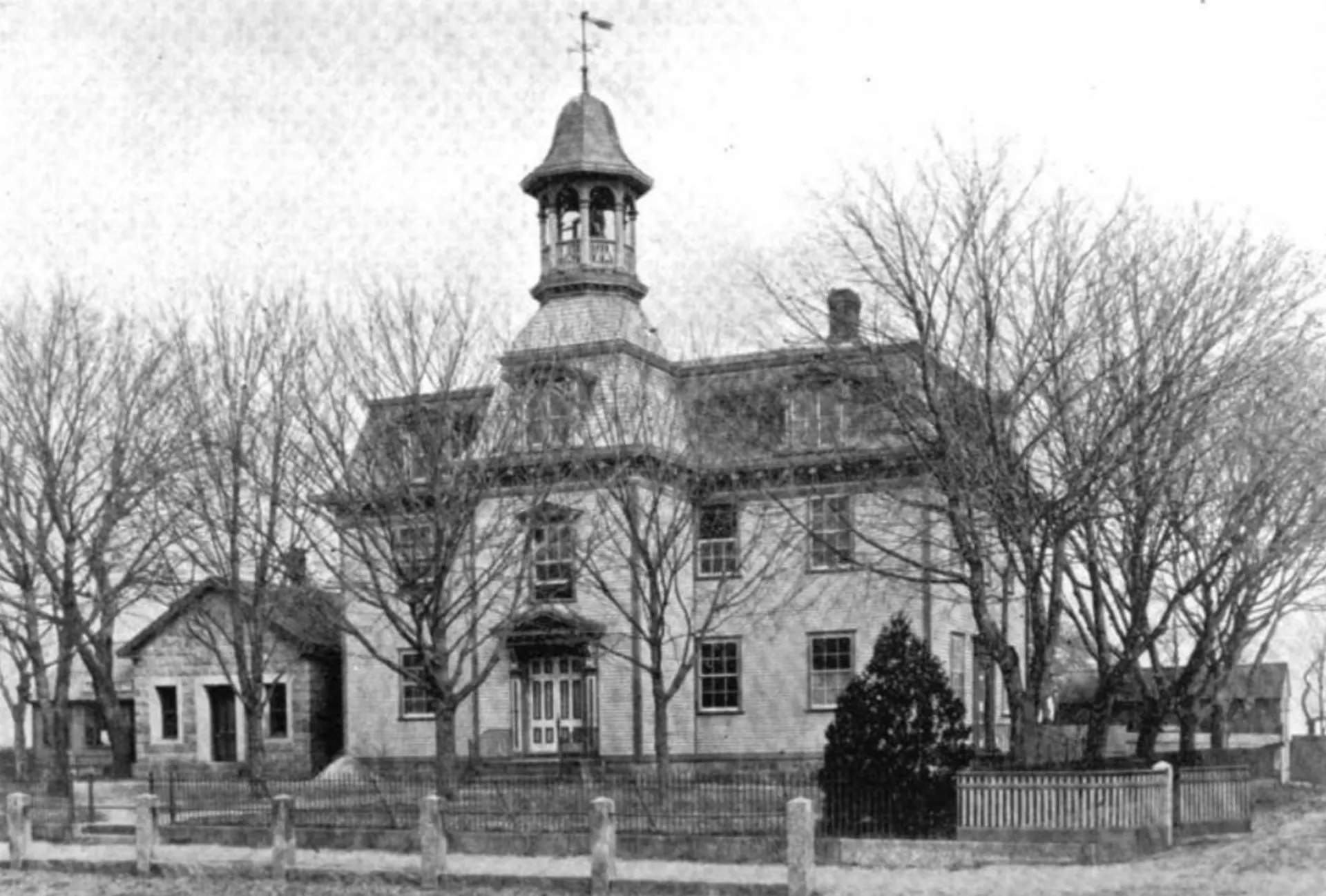 The Kingston Free Library in South Kingstown, Rhode Island, now part of the South Kingstown Public Library.
