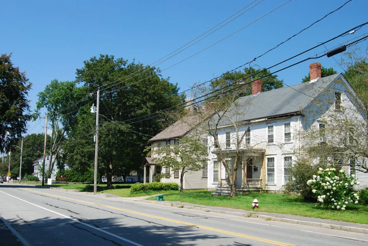 Main Street, Swansea Village Historic District, Swansea, Massachusetts.
