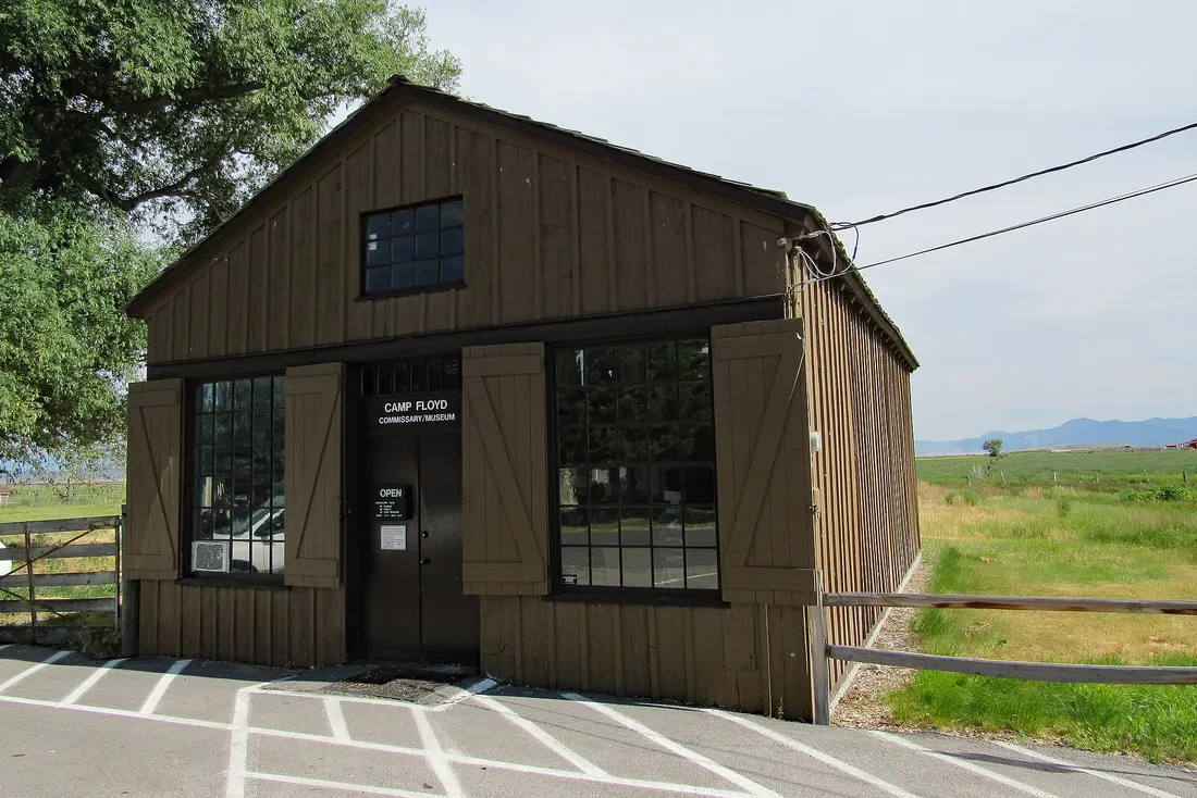 Camp Floyd's 1858 commissary and home of the current museum at Fairfield, Utah.