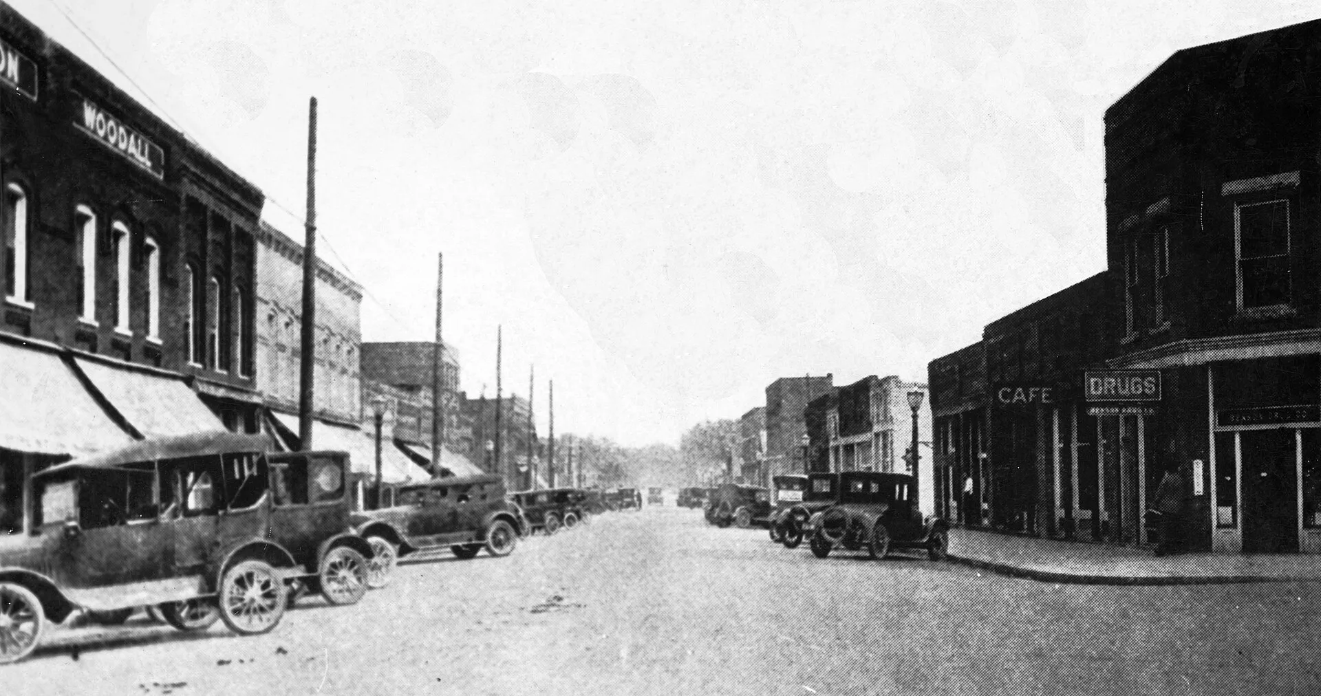 Main Street, Facing East, Benson, North Carolina.
