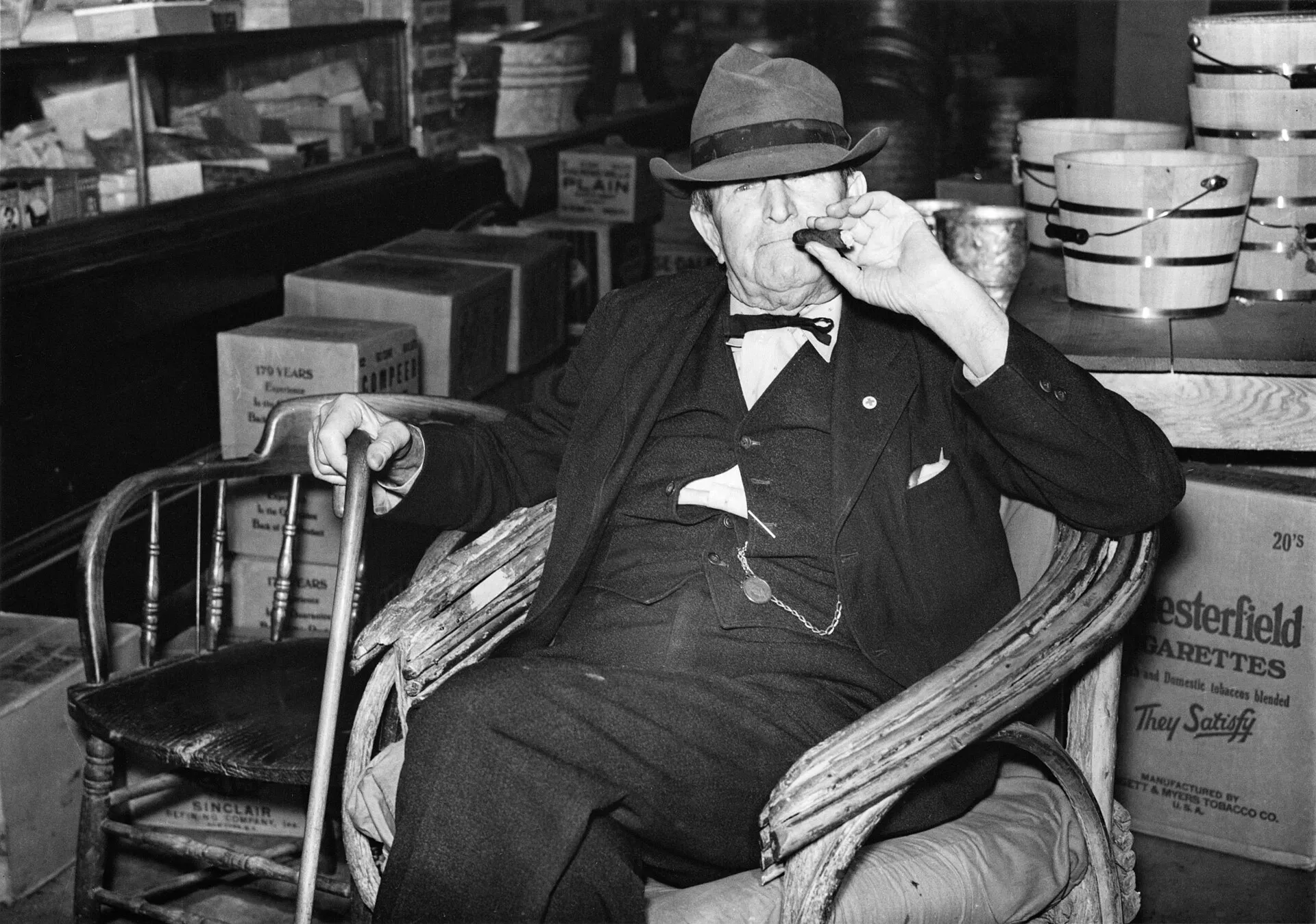 R. B. Whitley, who was one of the first citizens of the town and is one of its leading citizens, owner of the general store, president of the bank, and owns a cotton mill nearby and a farm. He is a big land owner, owns W