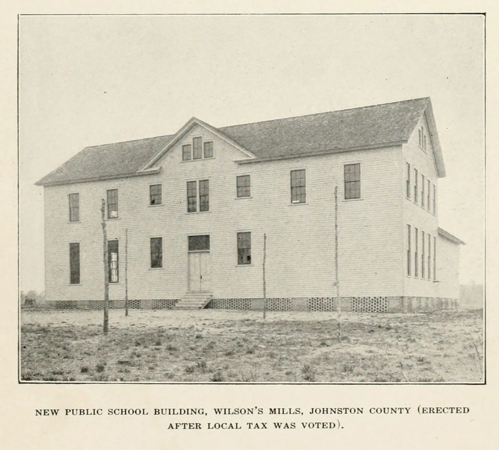 From the 1902-1904 Biennial Report of the Superintendent of Public Instruction of North Carolina, available here: digital.ncdcr.gov/u?/p249901coll22,434172 We don't know much about this school. If you recognize it, or if