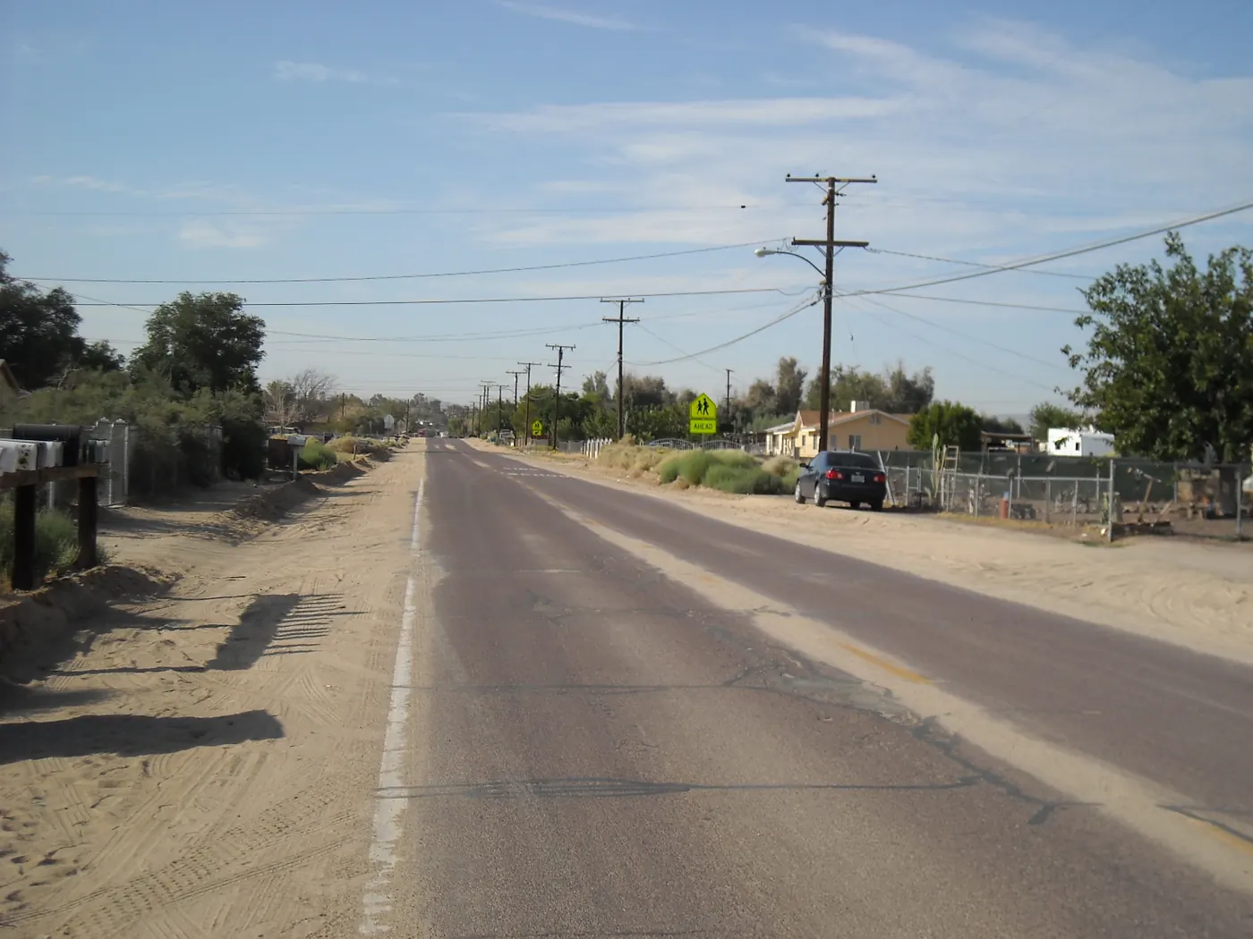 A street in Barstow, California