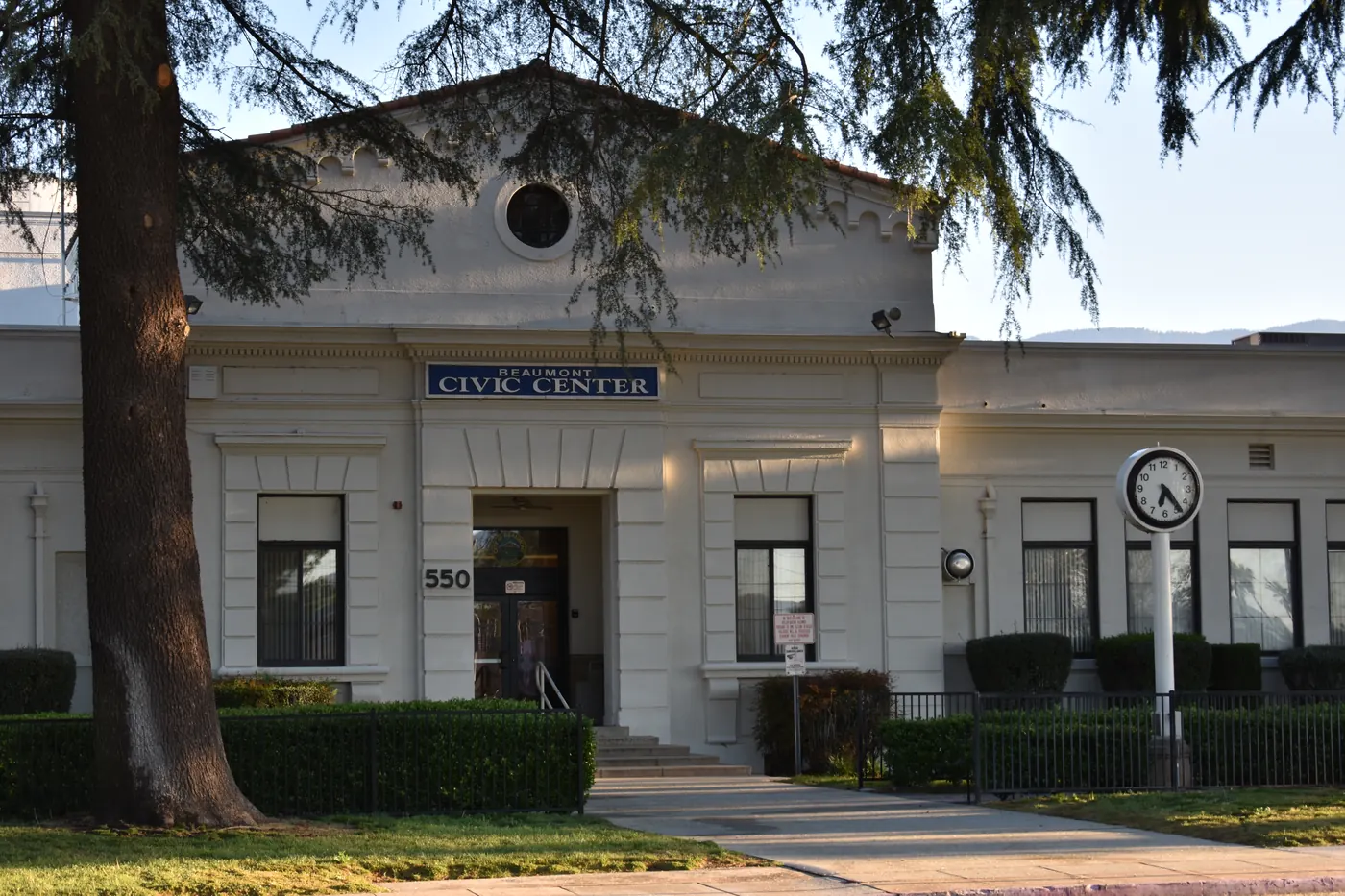 Southern entrance, Beaumont Civic Center