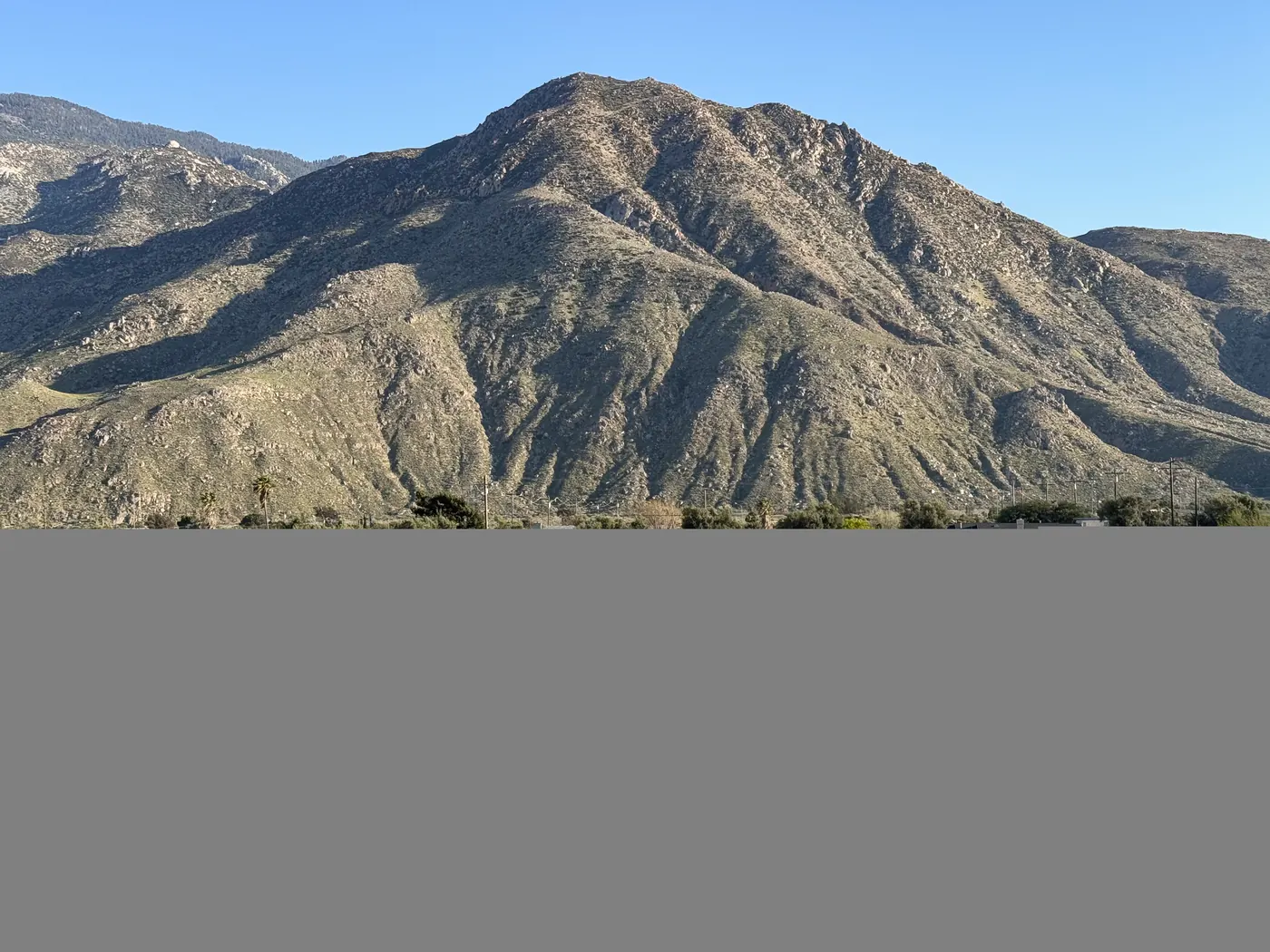 Cabazon facing the San Jacinto Mountains