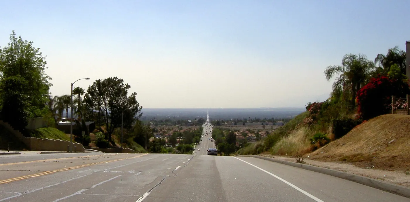 Baseline Road, Highland, California