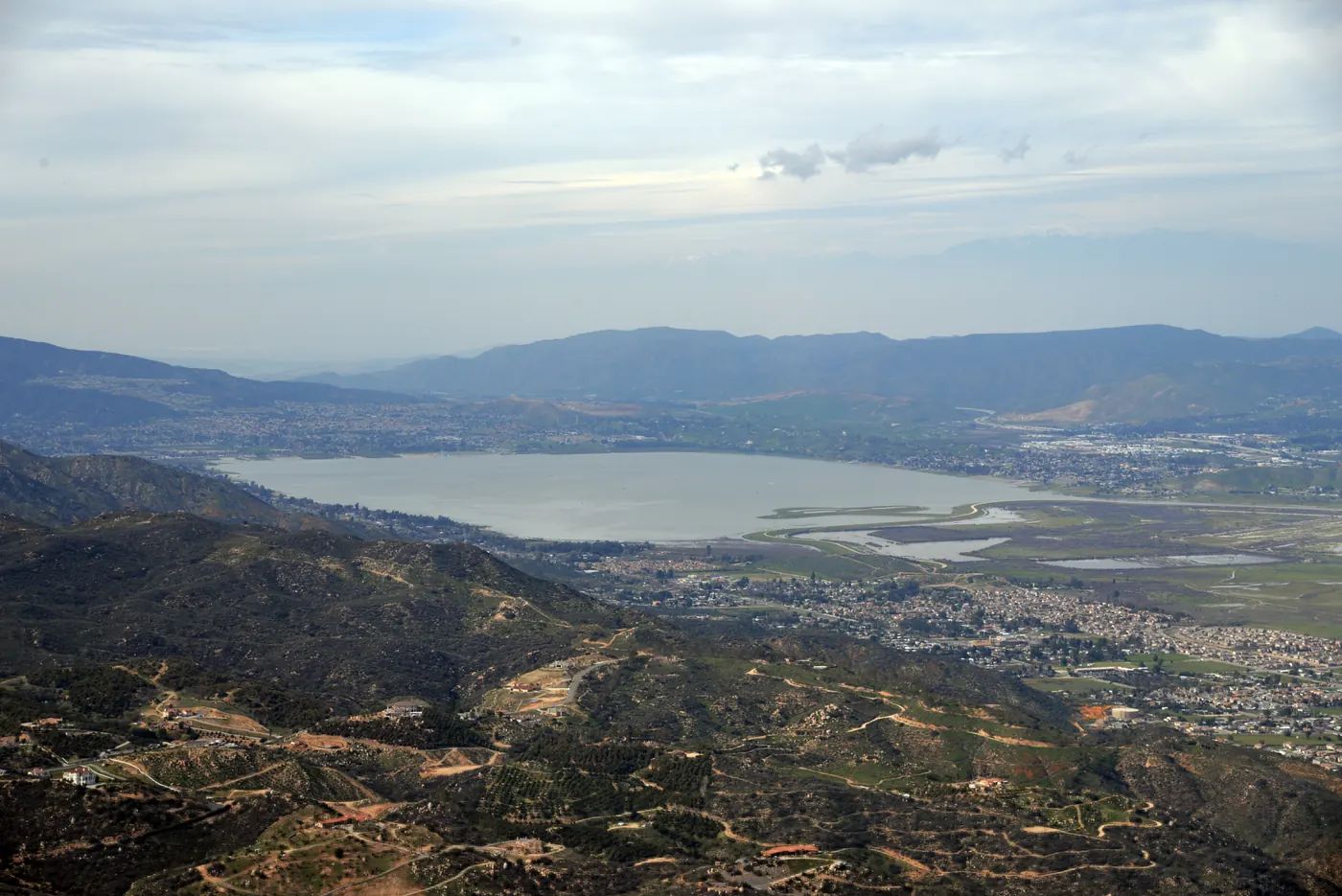 Lake Elsinore aerial