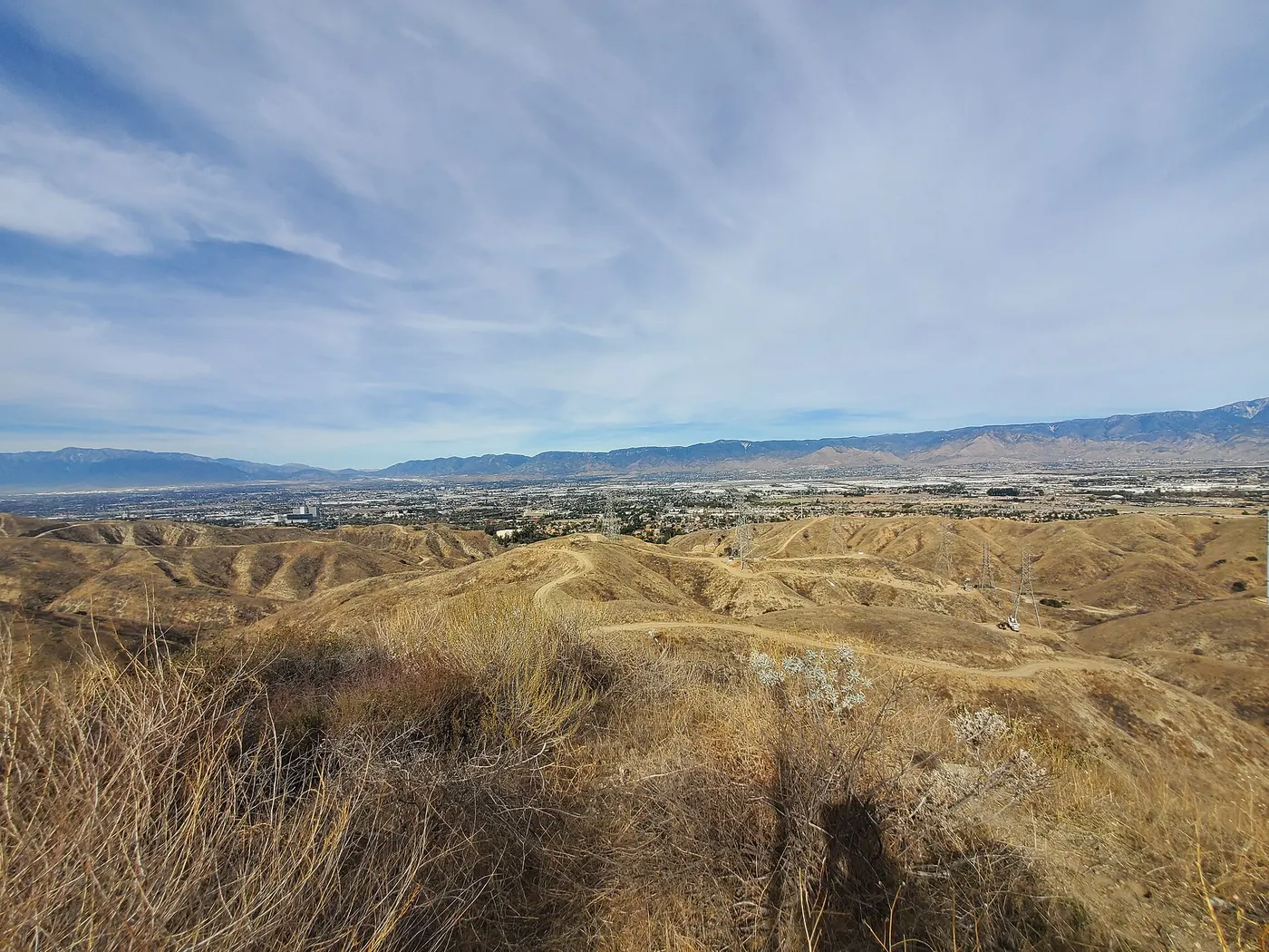 Overlooking Loma Linda from the South Hill Preserve Trailhead