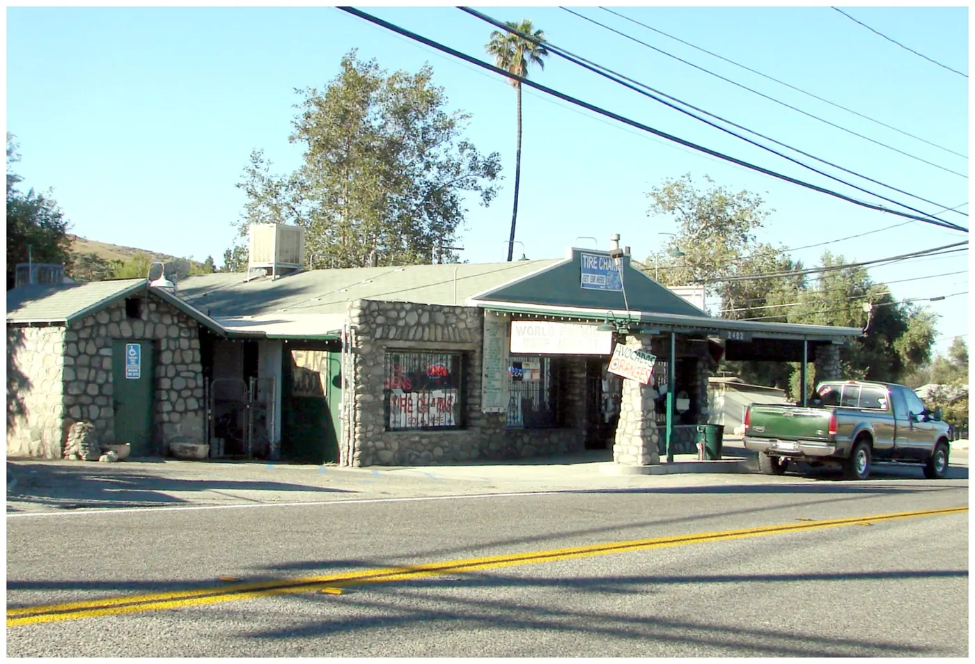 Greenspot Market, Mentone, California (historic market on Route 38 toward Forest Falls/Big Bear)
