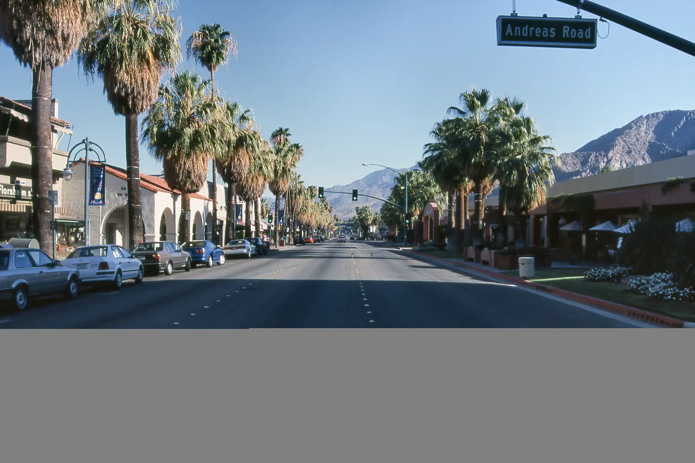 Palm Canyon Drive, downtown Palm Springs