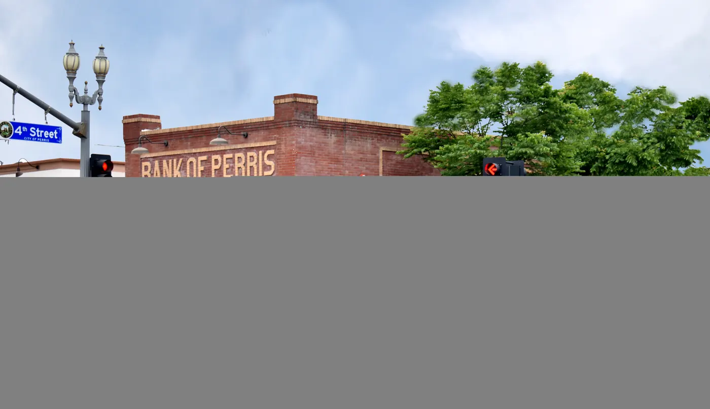 Bank of Perris building (1918), home of the Perris Valley Historical Museum