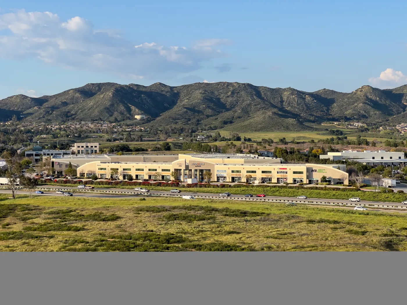 Looking east across I-15 at Wildomar