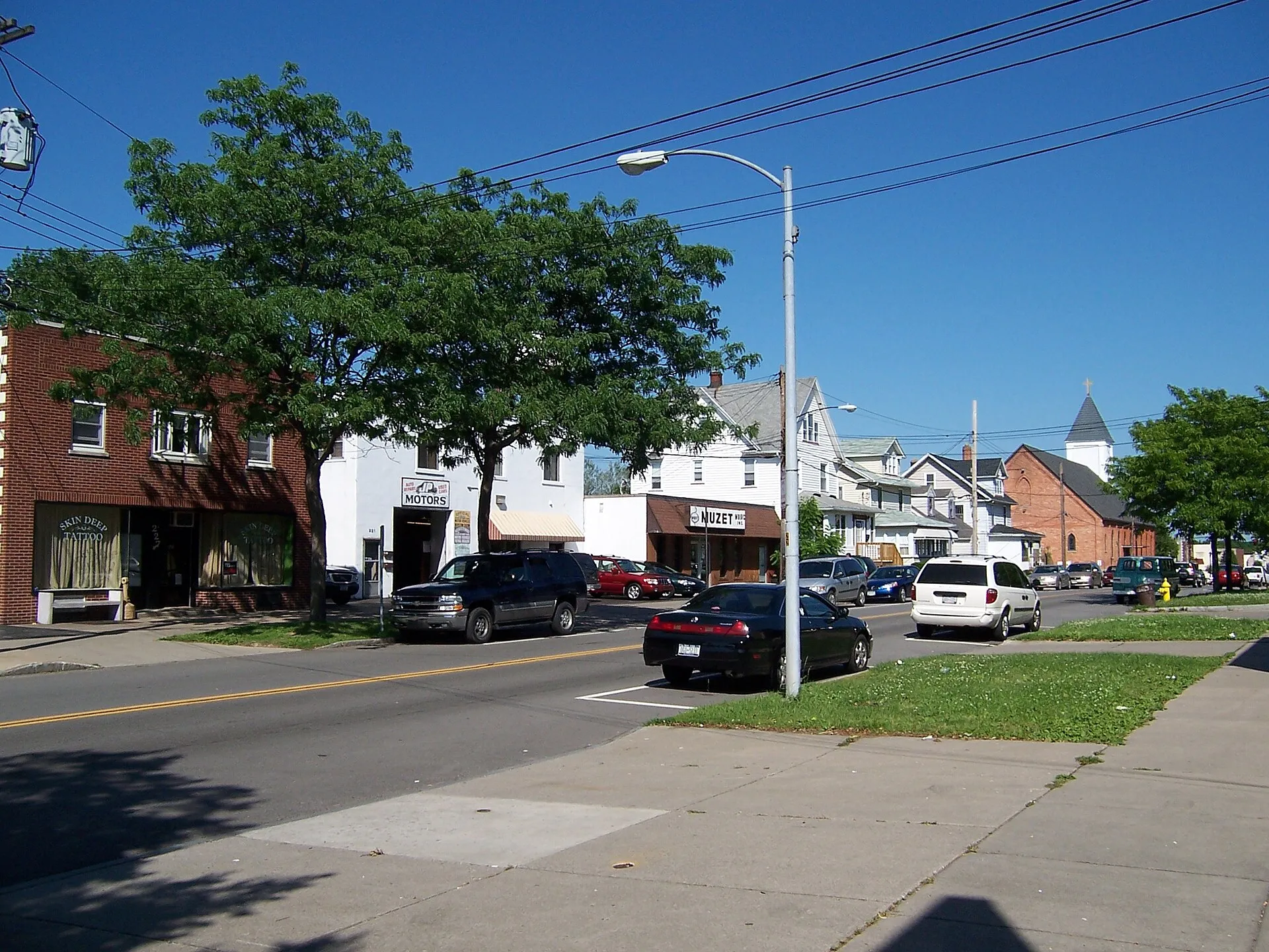 West Commercial Street in East Rochester