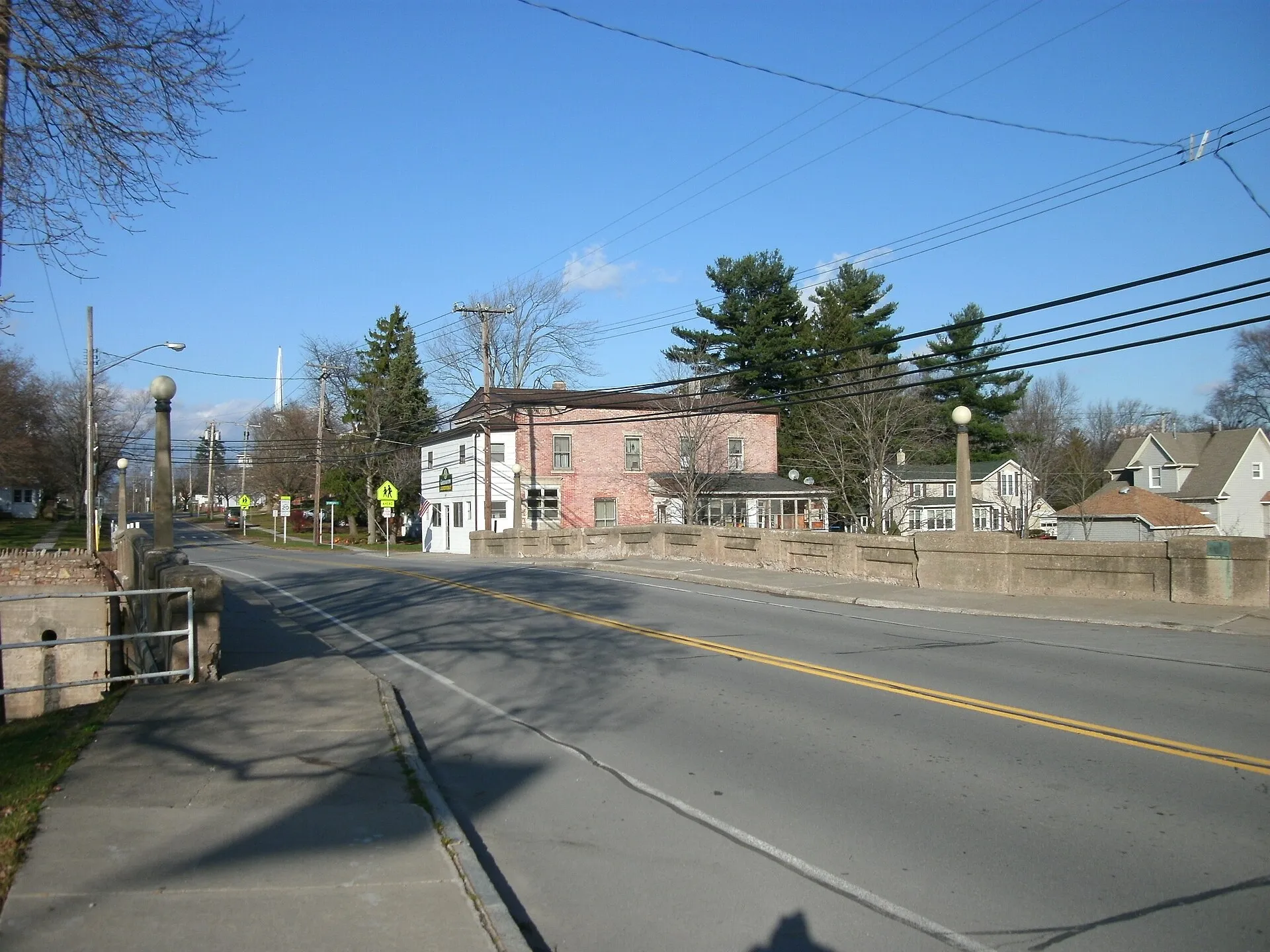 NY 63 north in Lyndonville