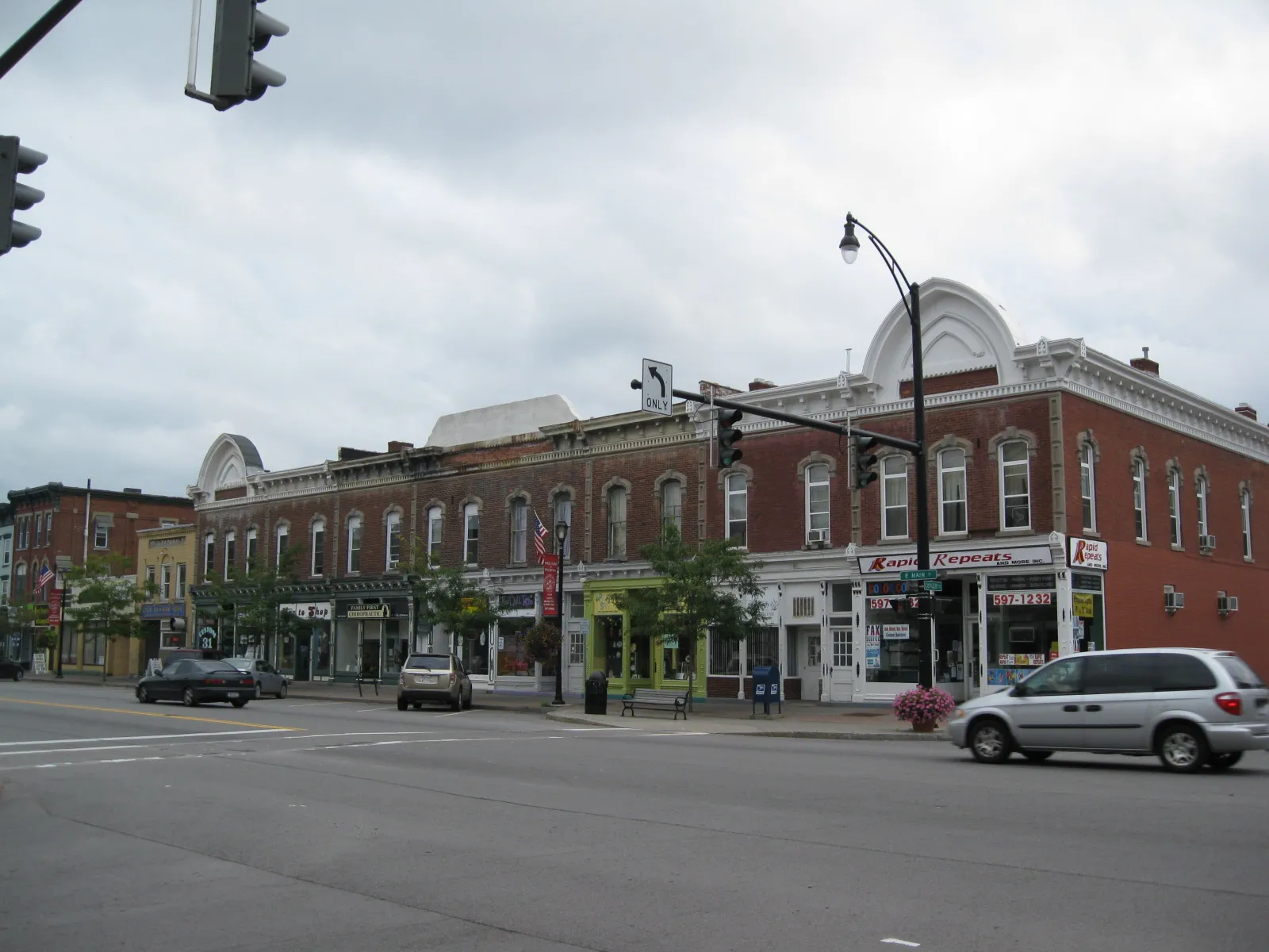 East Main Street Commercial Historic District Palmyra NY Aug 09
