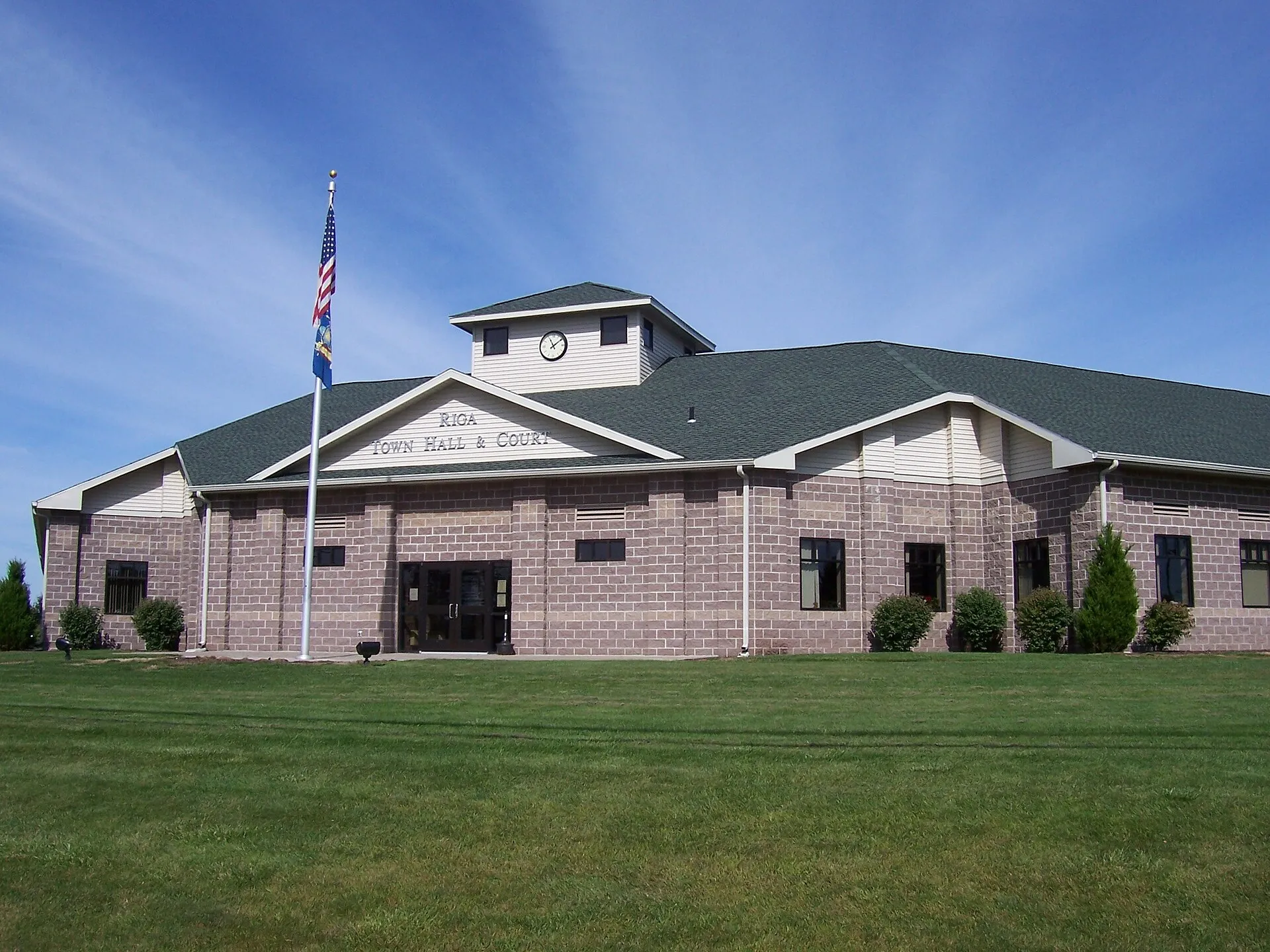 Riga town hall, New York