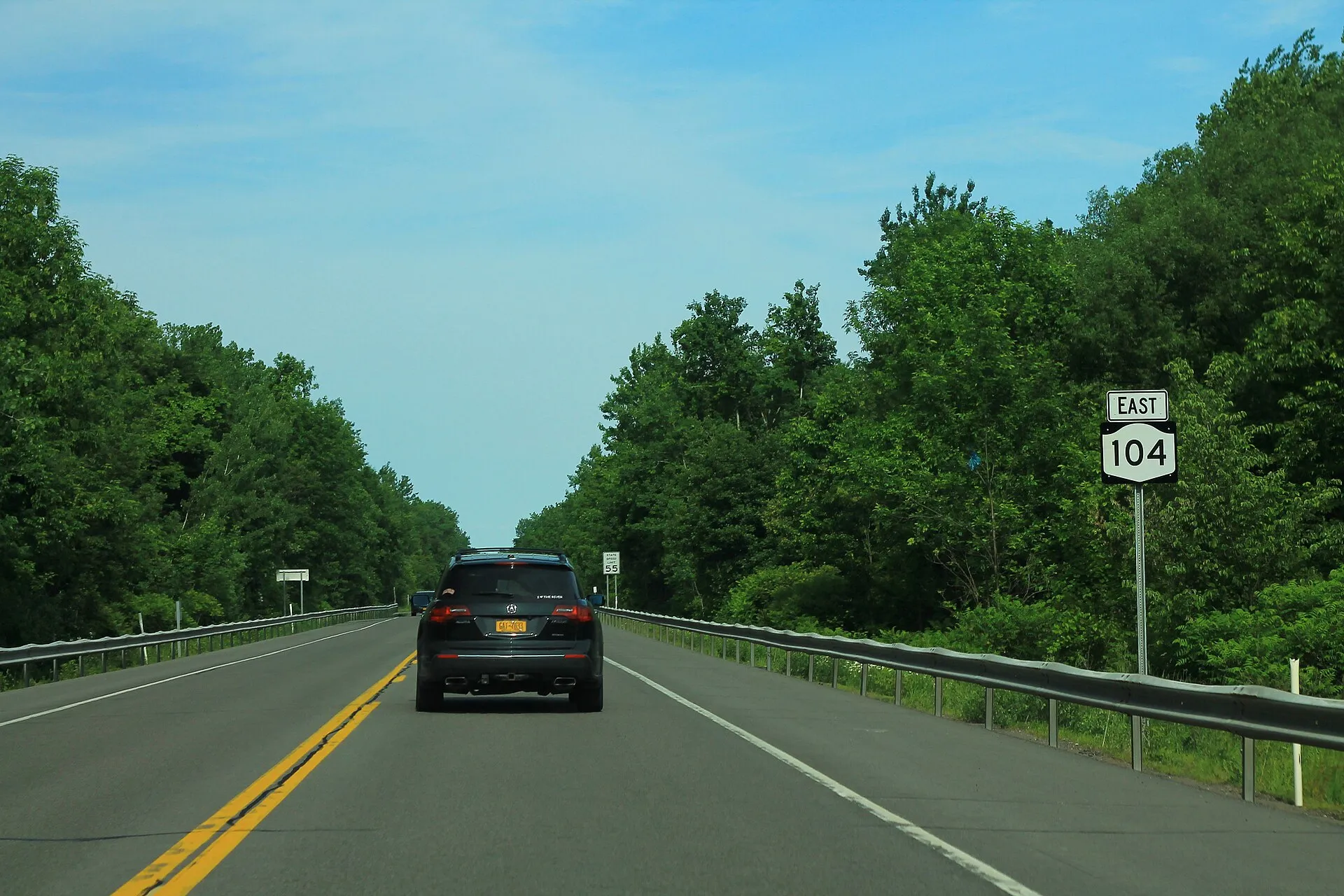 NY104 East Sign Near Sodus NY 28932295308