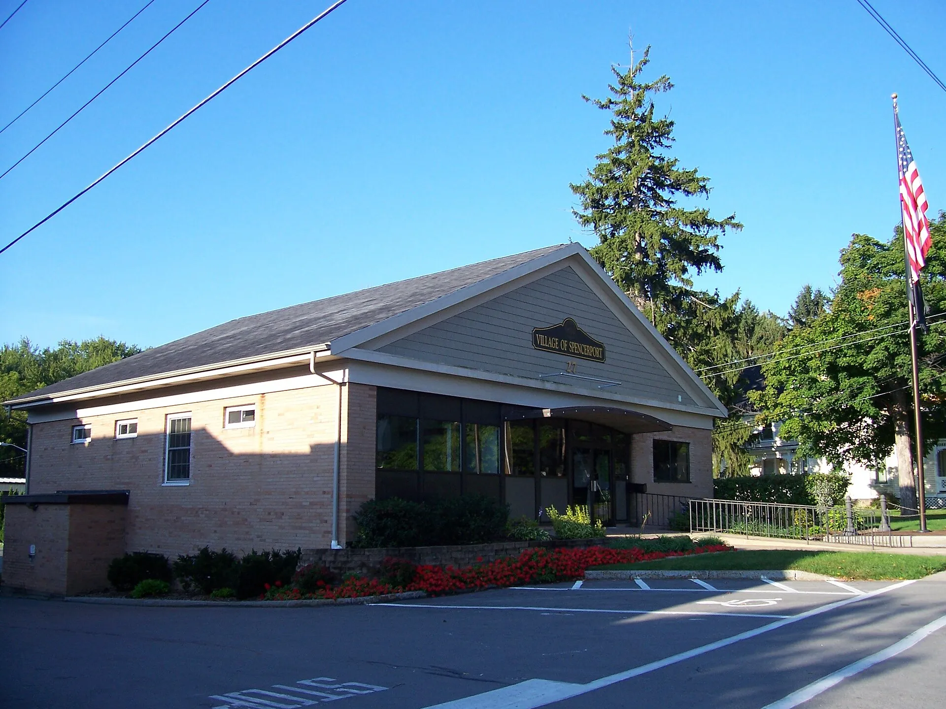 Spencerport village hall, New York