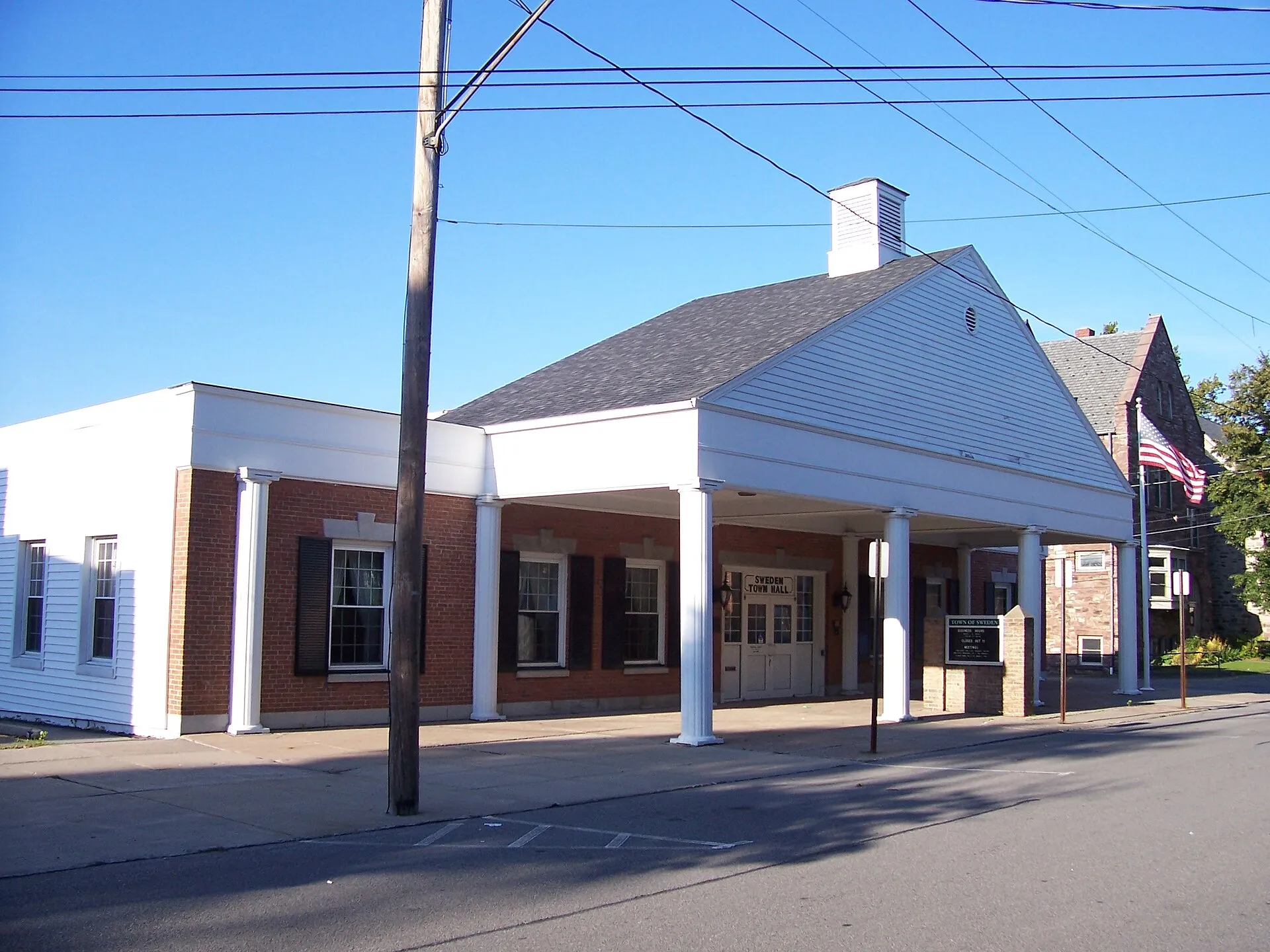Sweden town hall, New York